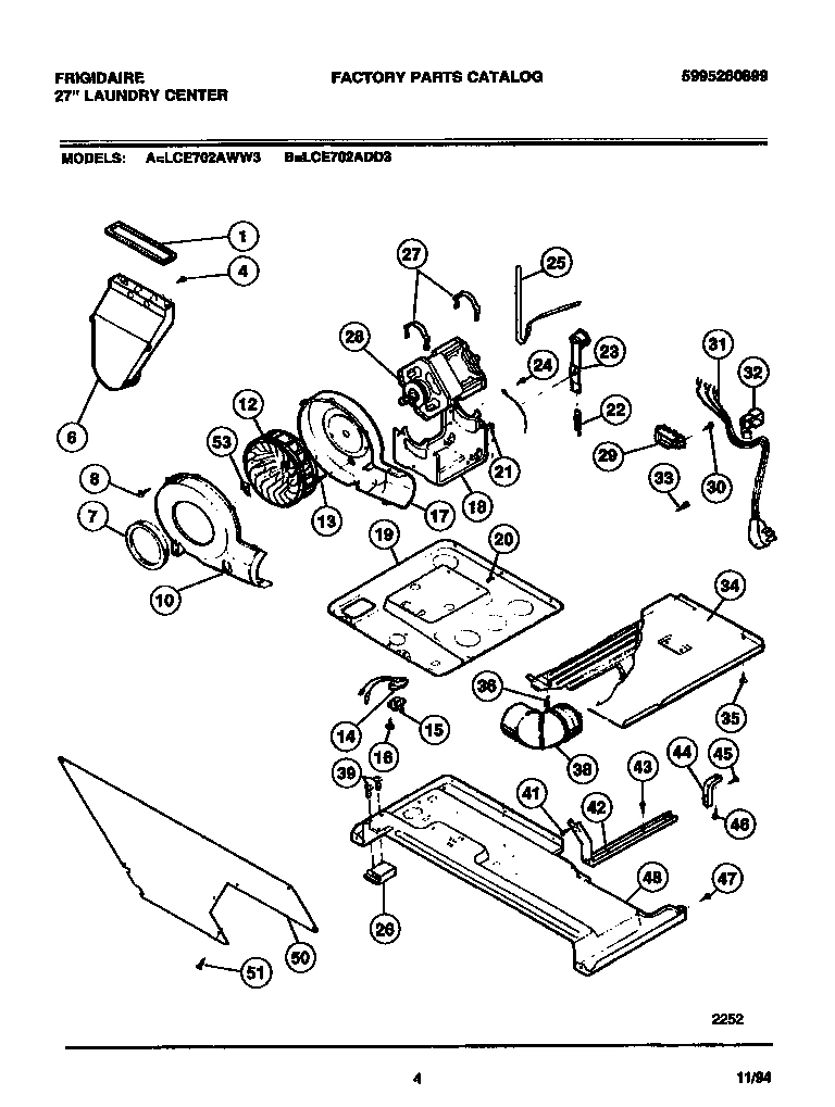 03 - DRYER - MOTOR, BLOWER, BELT
