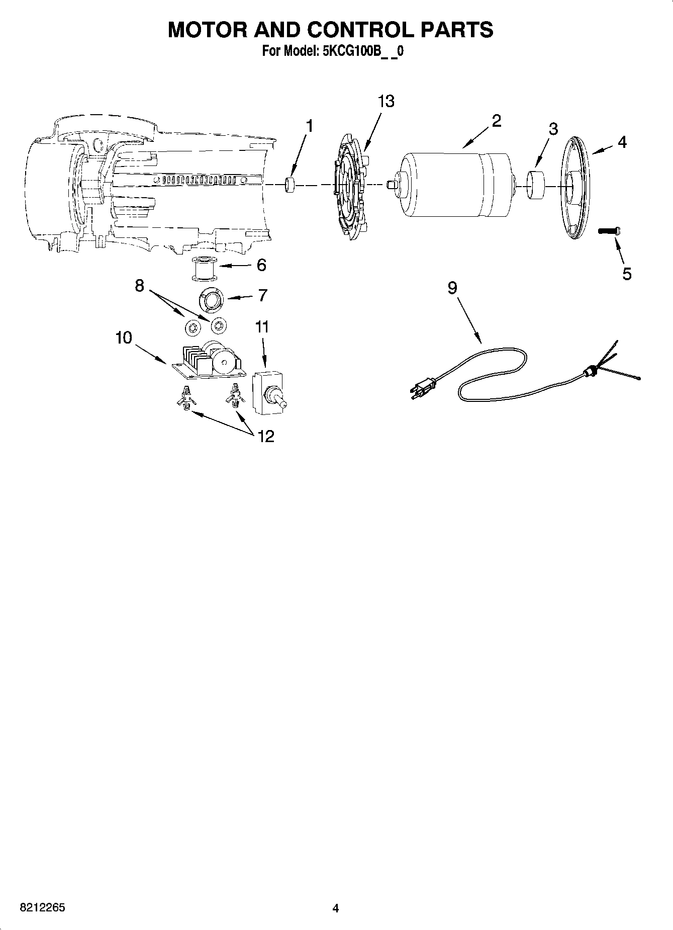 03 - MOTOR AND CONTROL PARTS
