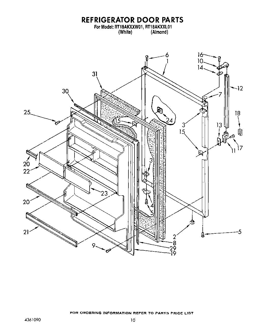 08 - REFRIGERATOR DOOR, LIT/OPTIONAL