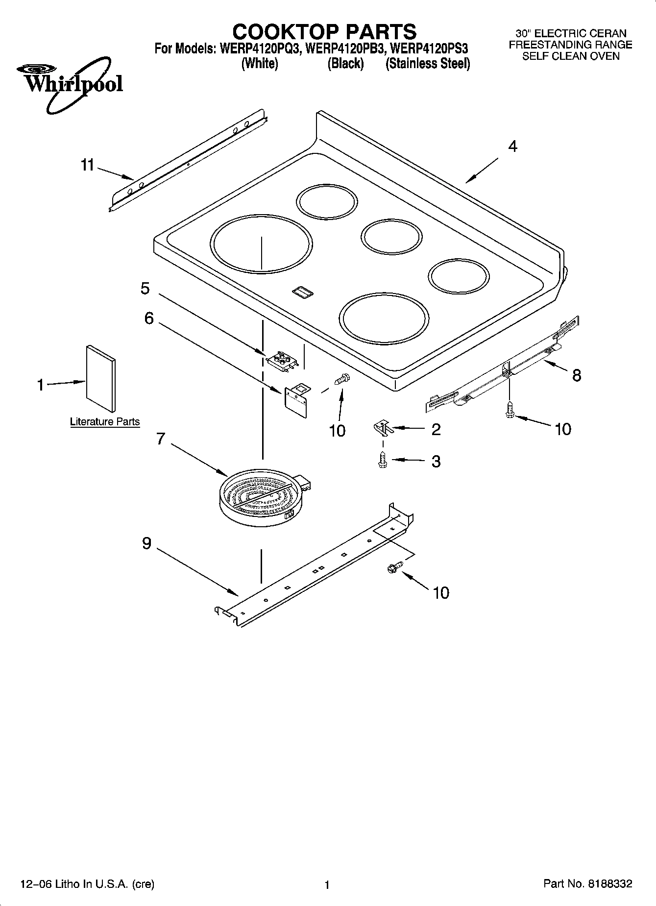 01 - COOKTOP PARTS