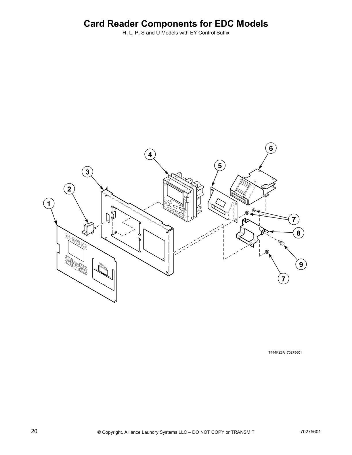 Card Reader Components for EDC Models