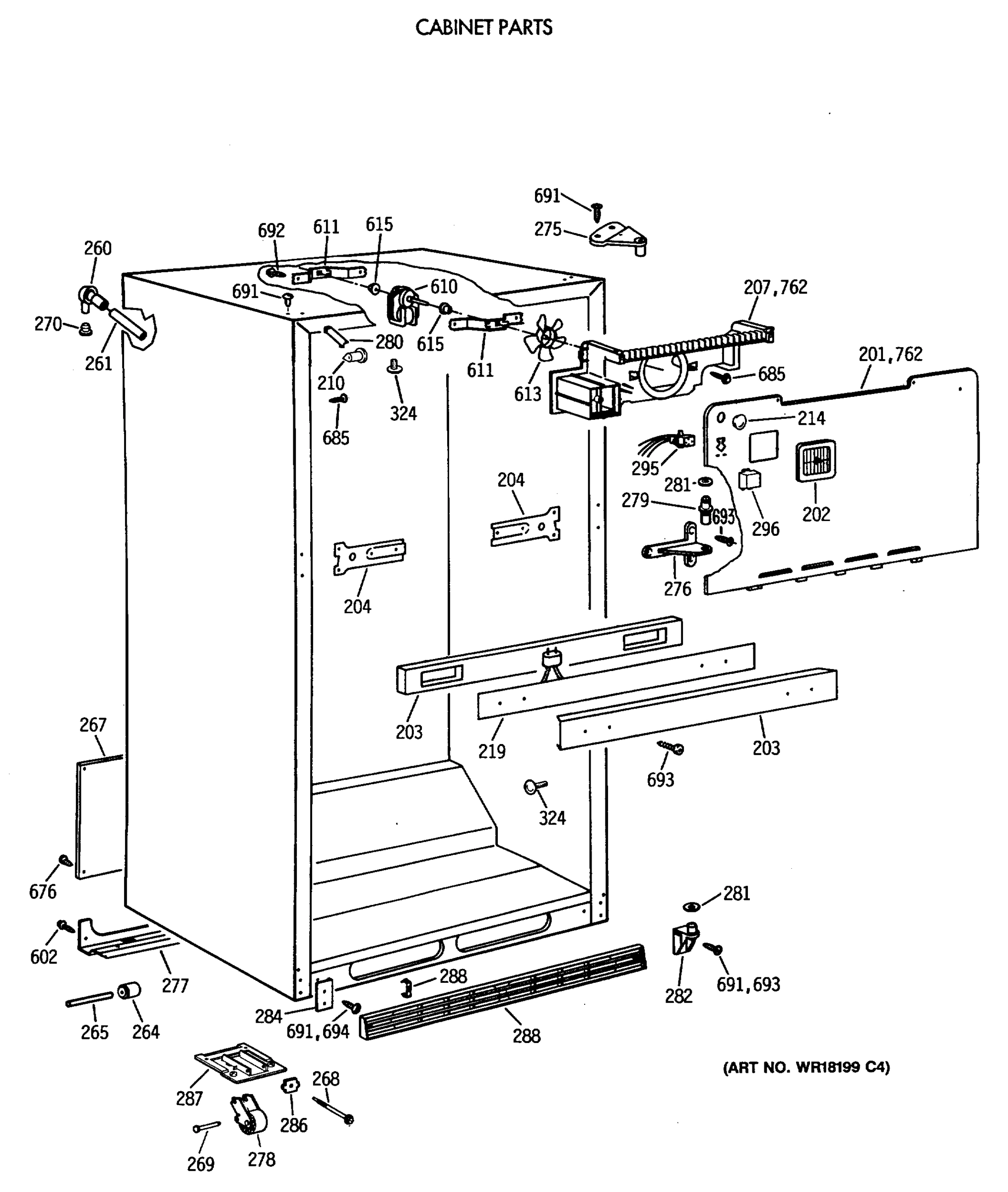 CABINET PARTS