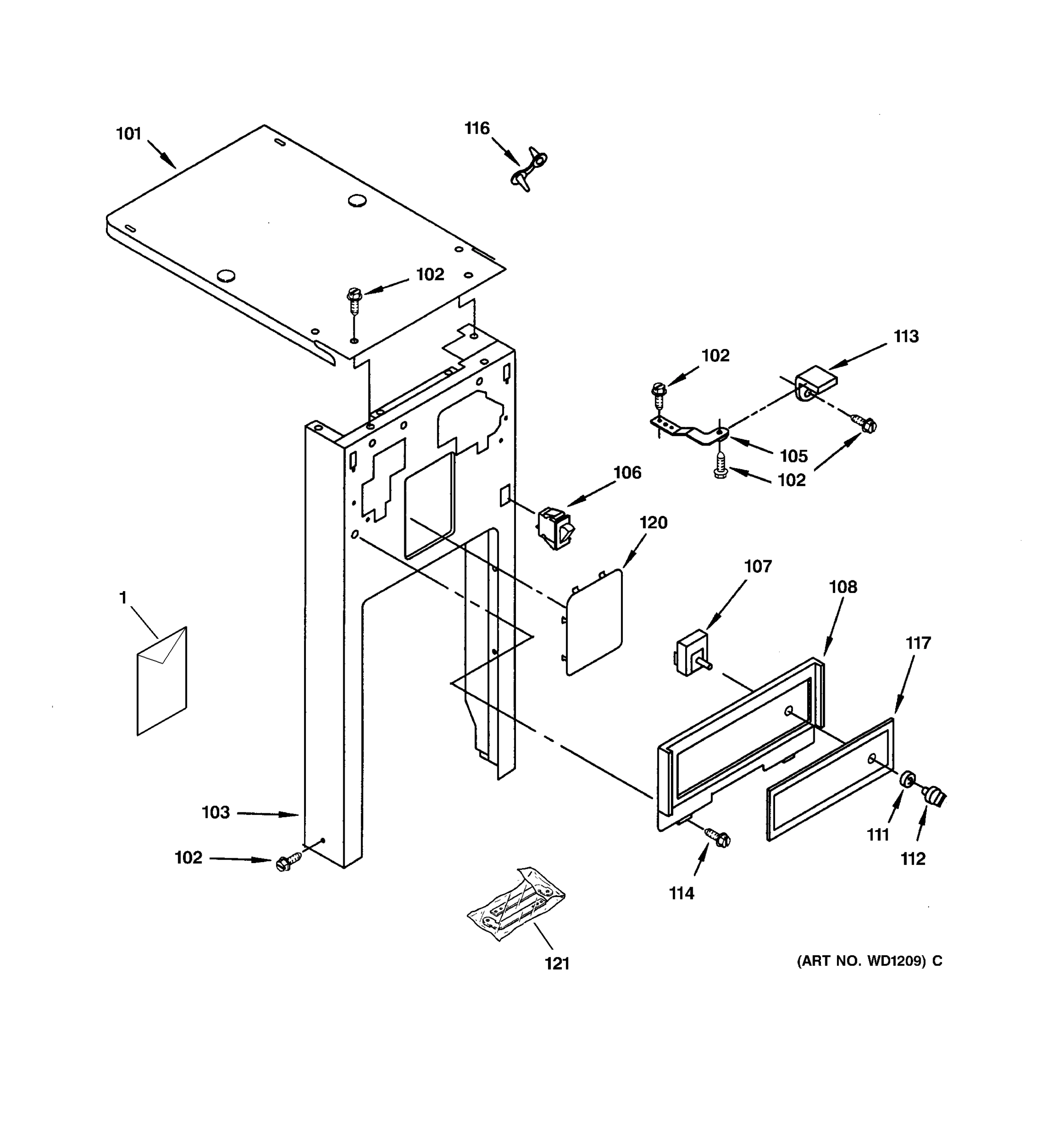 CABINET & CONTROL PARTS