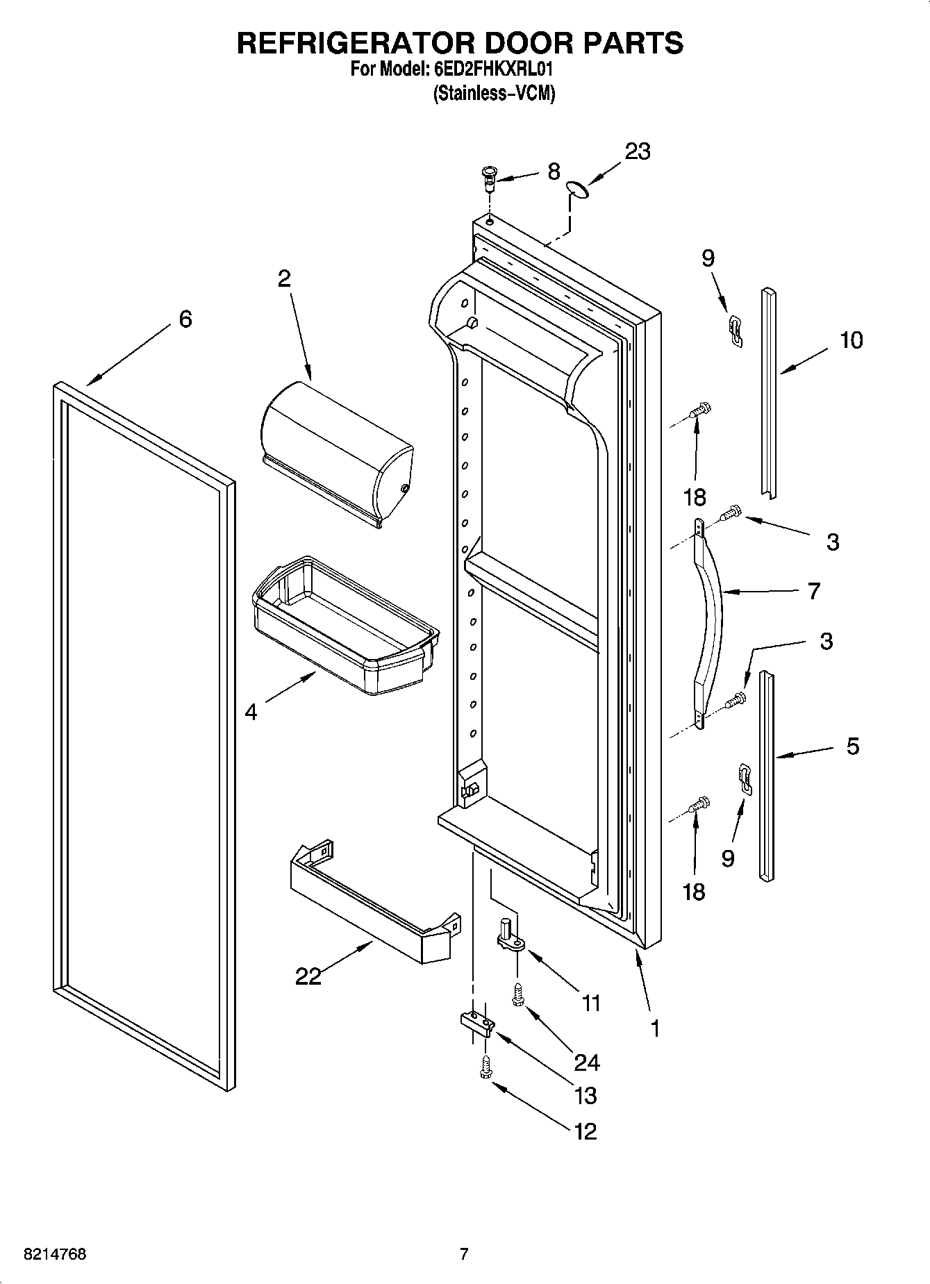 05 - REFRIGERATOR DOOR PARTS
