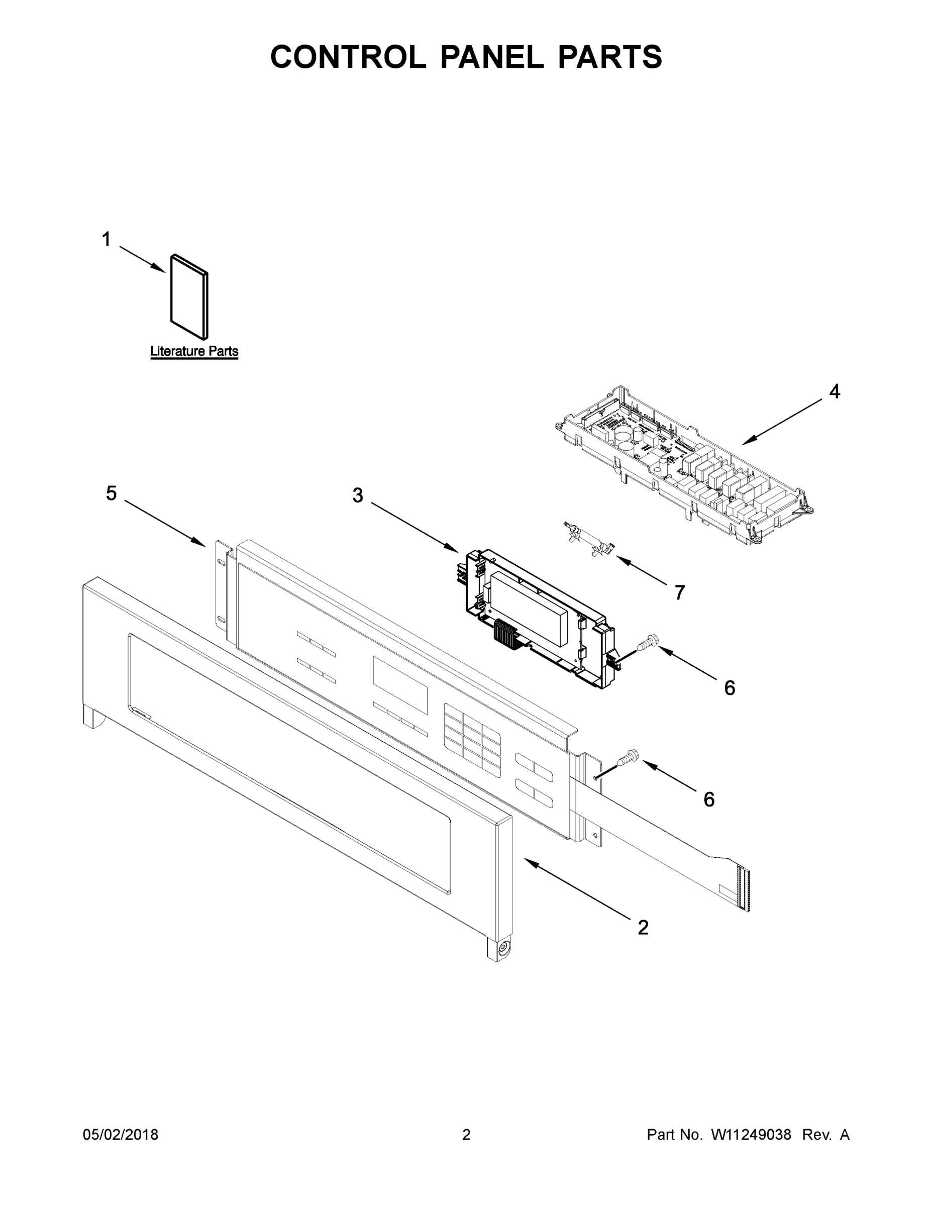 02 - CONTROL PANEL PARTS