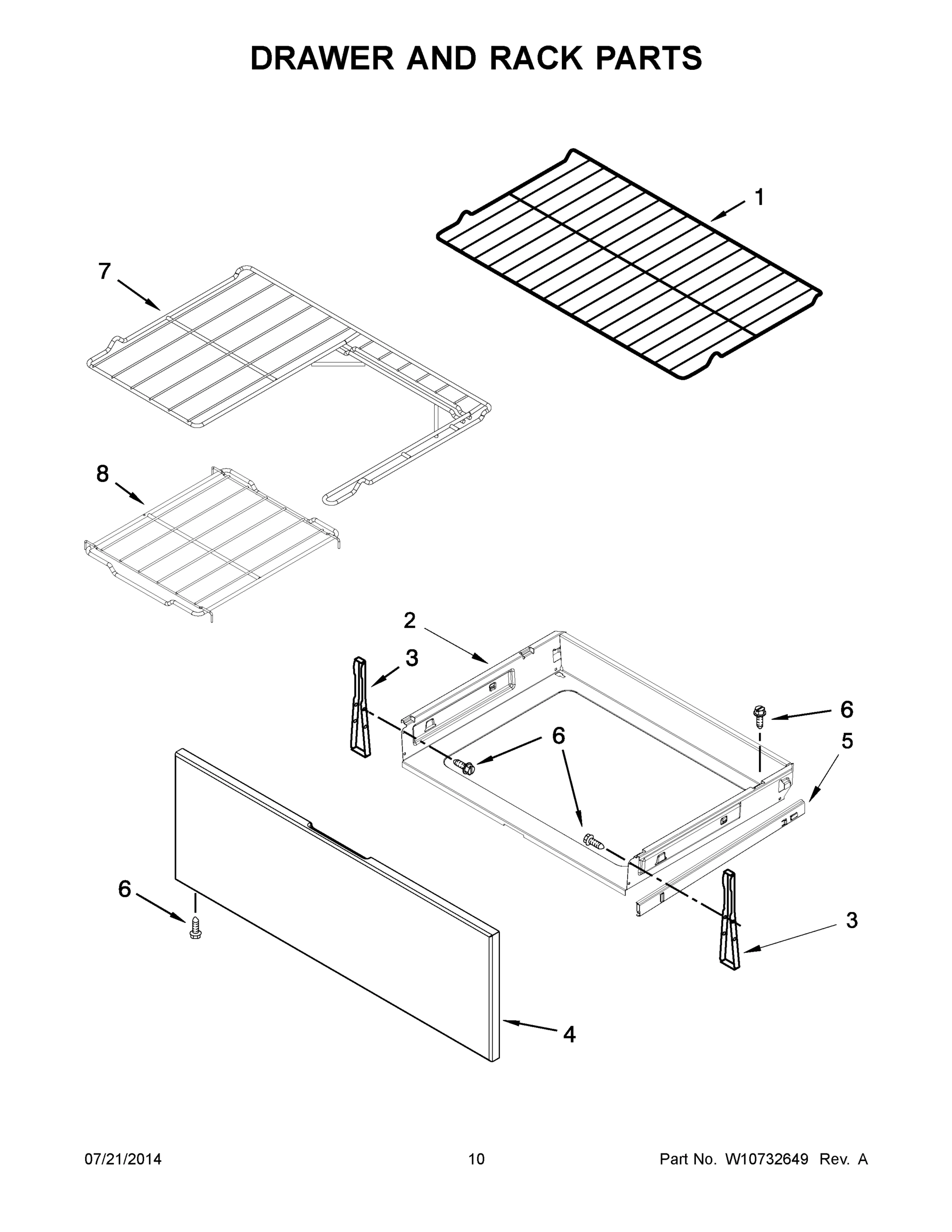 06 - DRAWER AND RACK PARTS
