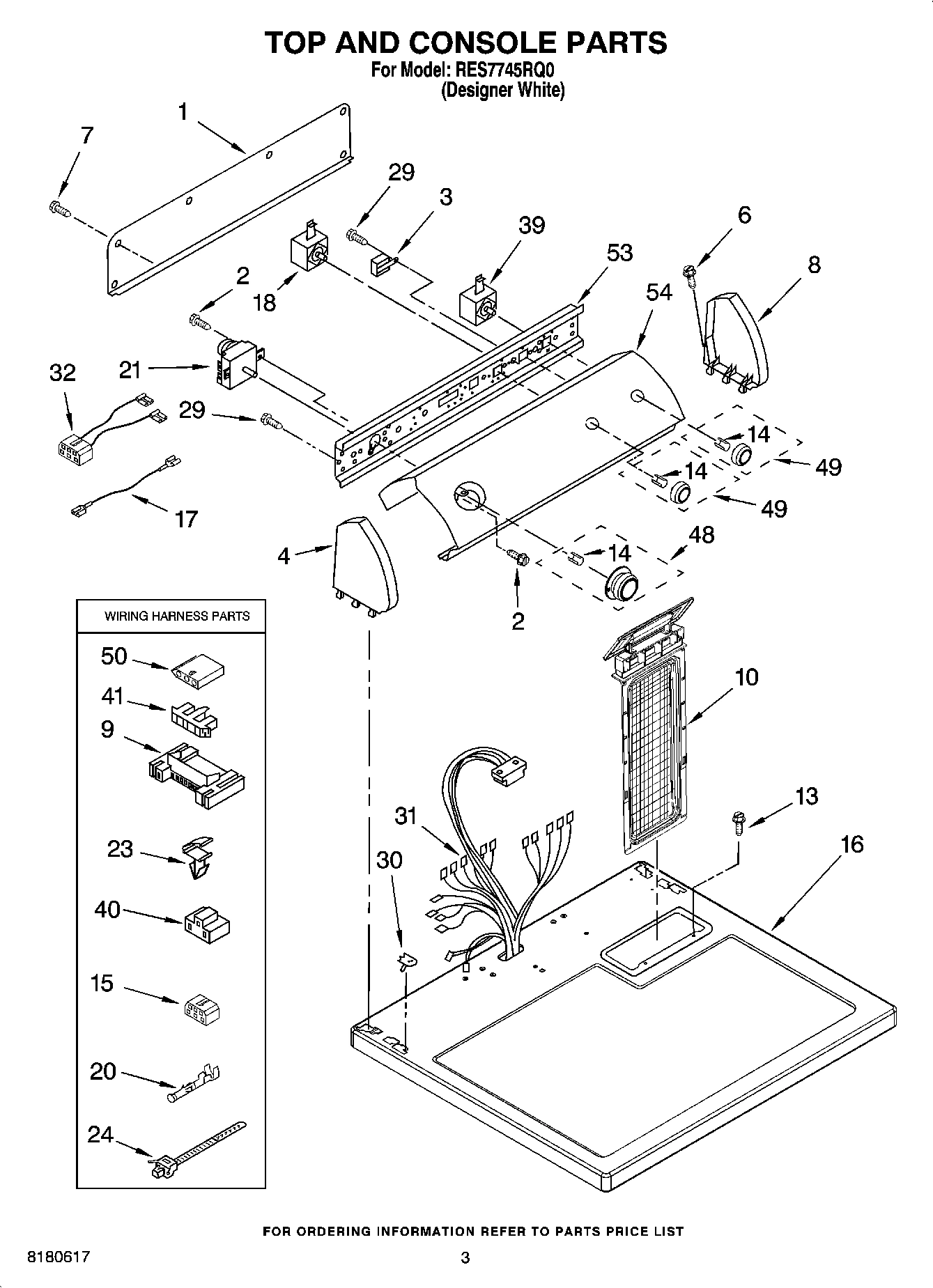 02 - TOP AND CONSOLE PARTS