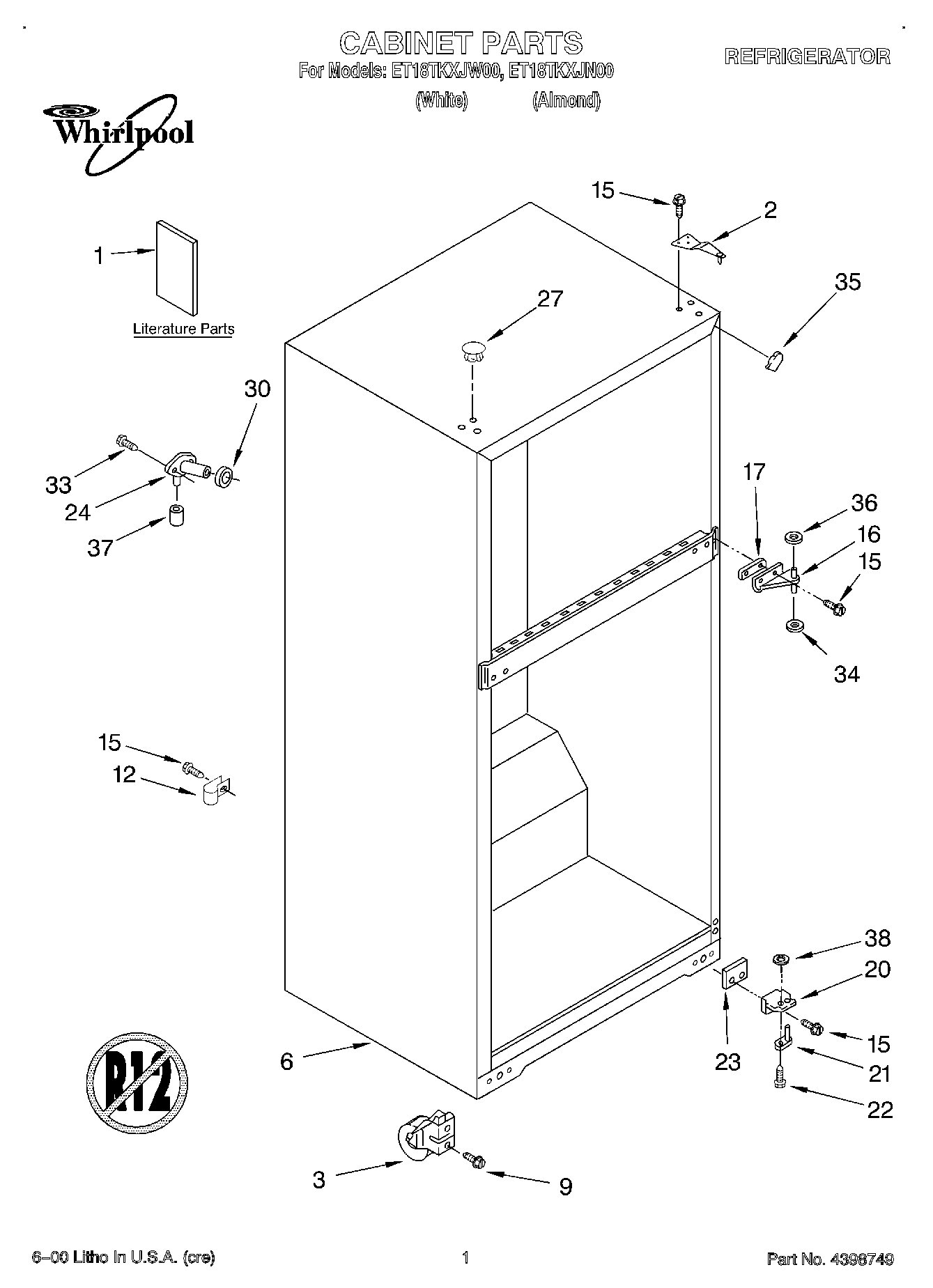 01 - CABINET, LITERATURE