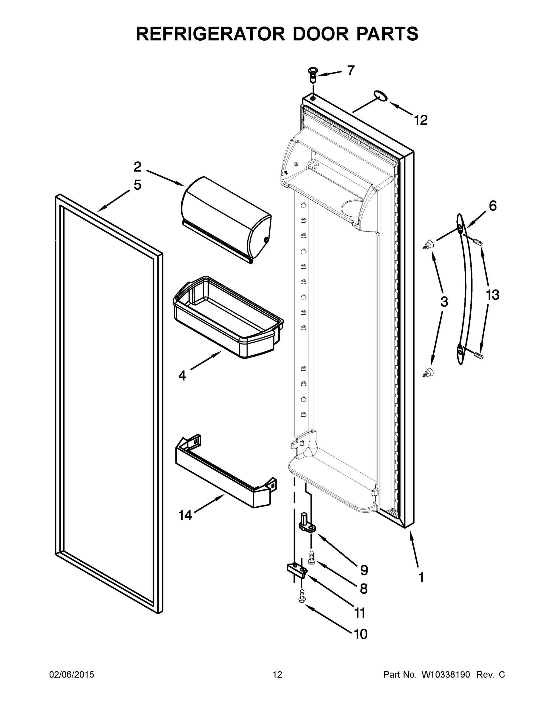 07 - REFRIGERATOR DOOR PARTS