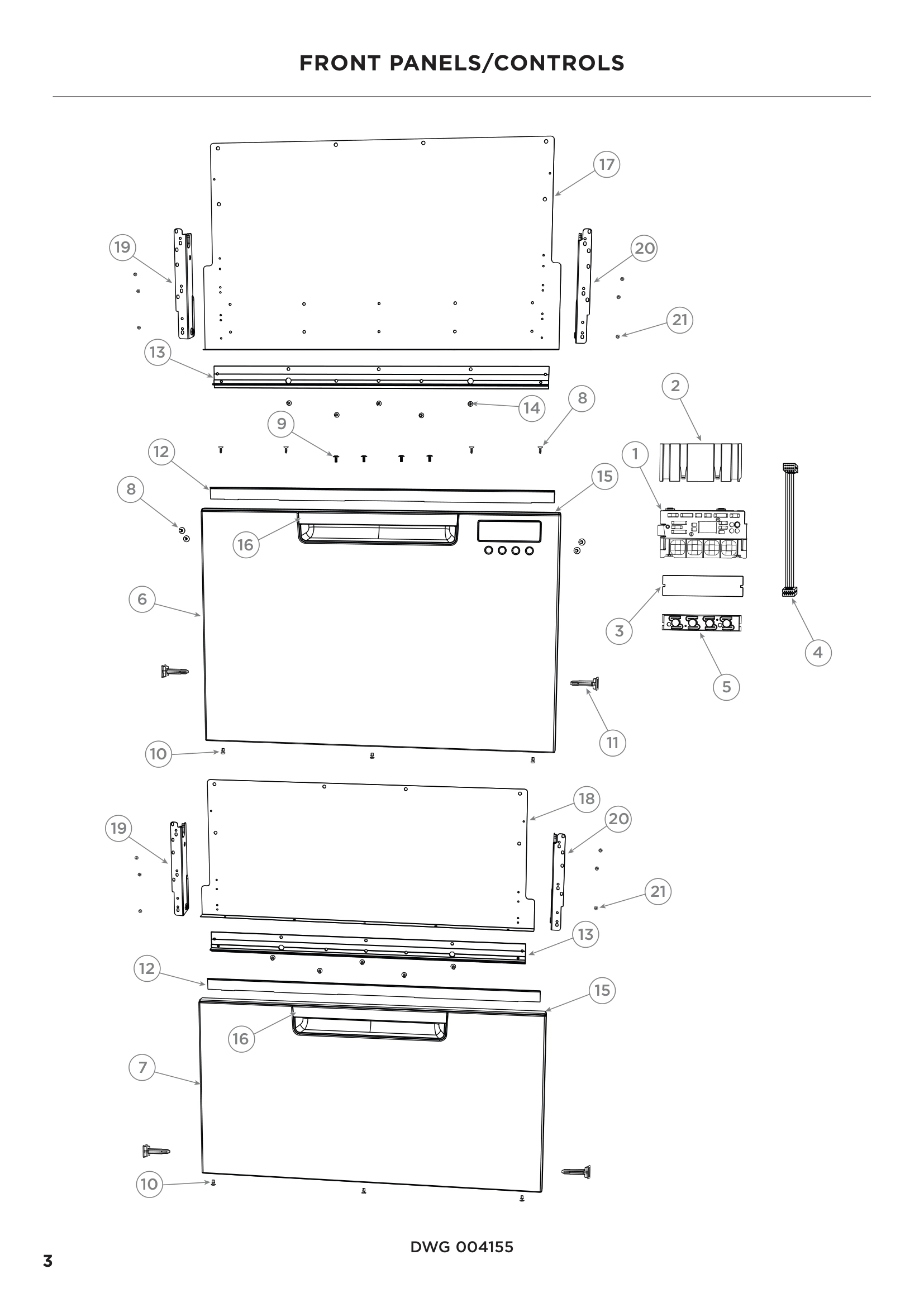 FRONT PANELS/CONTROLS