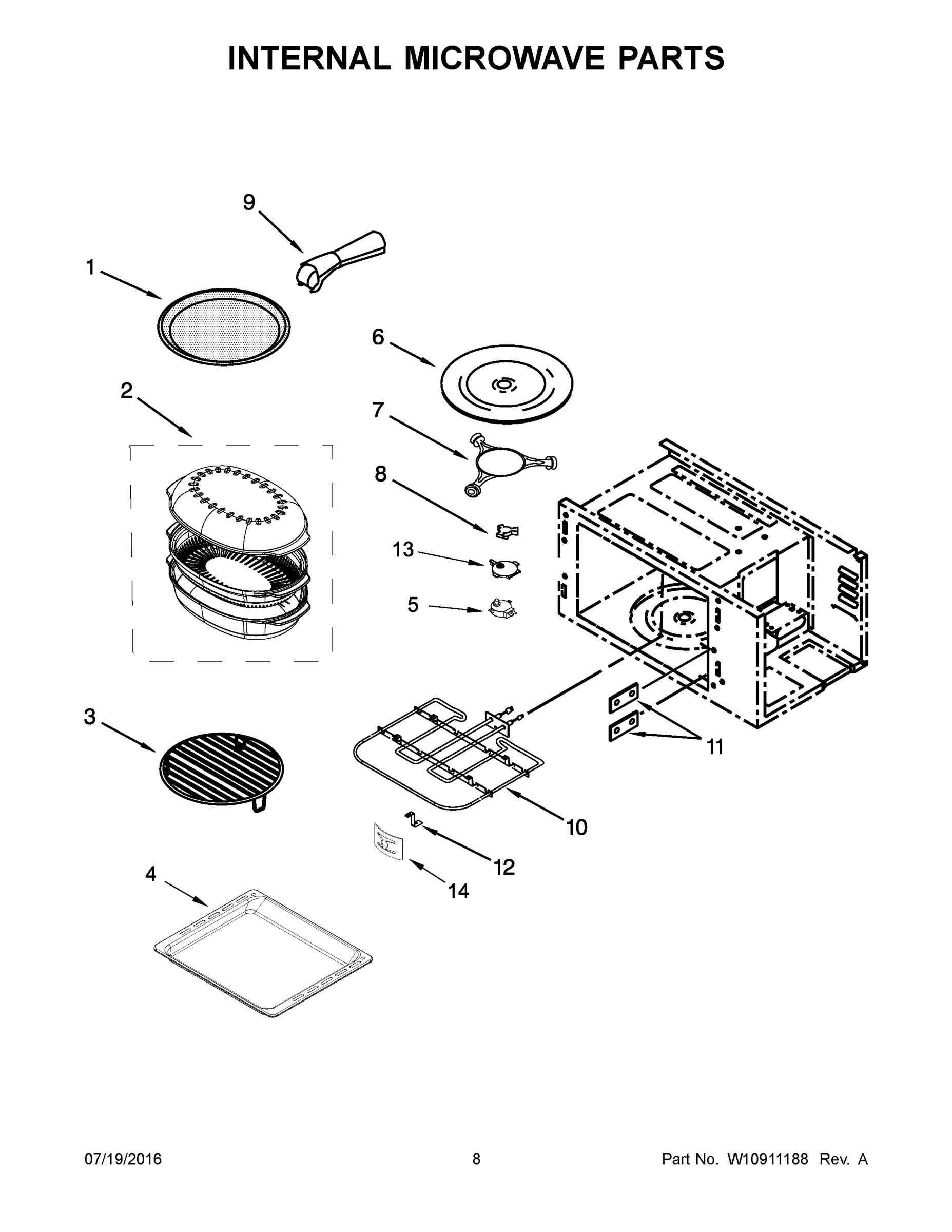 05 - INTERNAL MICROWAVE PARTS