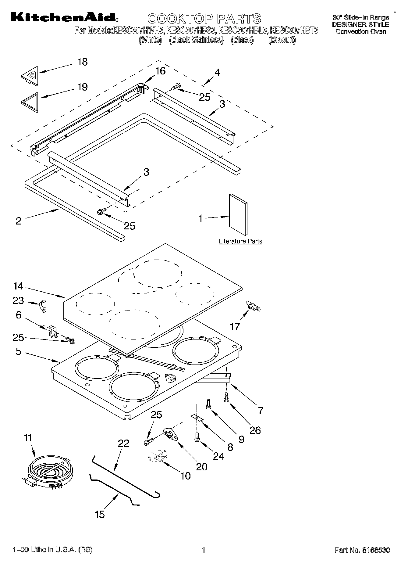 01 - COOKTOP, LITERATURE