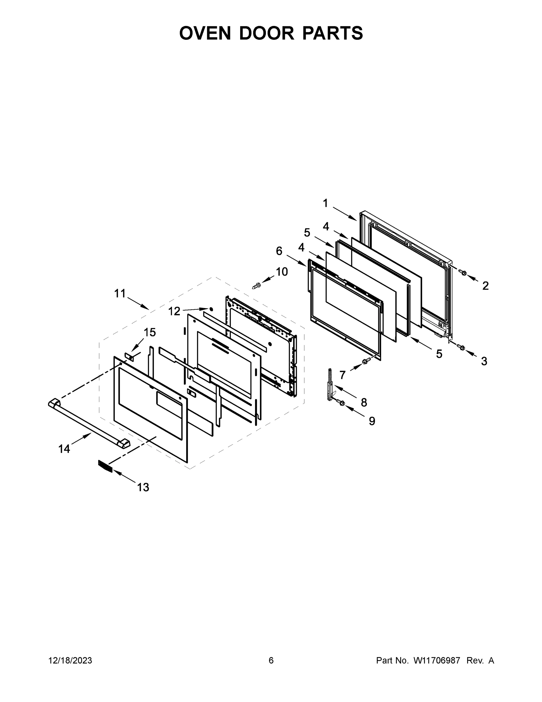 04 - OVEN DOOR PARTS