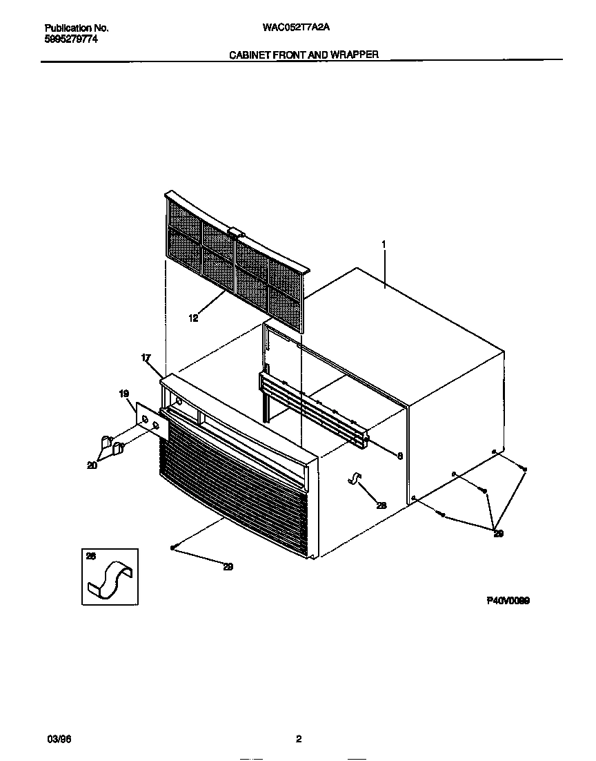 02 - CABINET FRONT AND WRAPPER