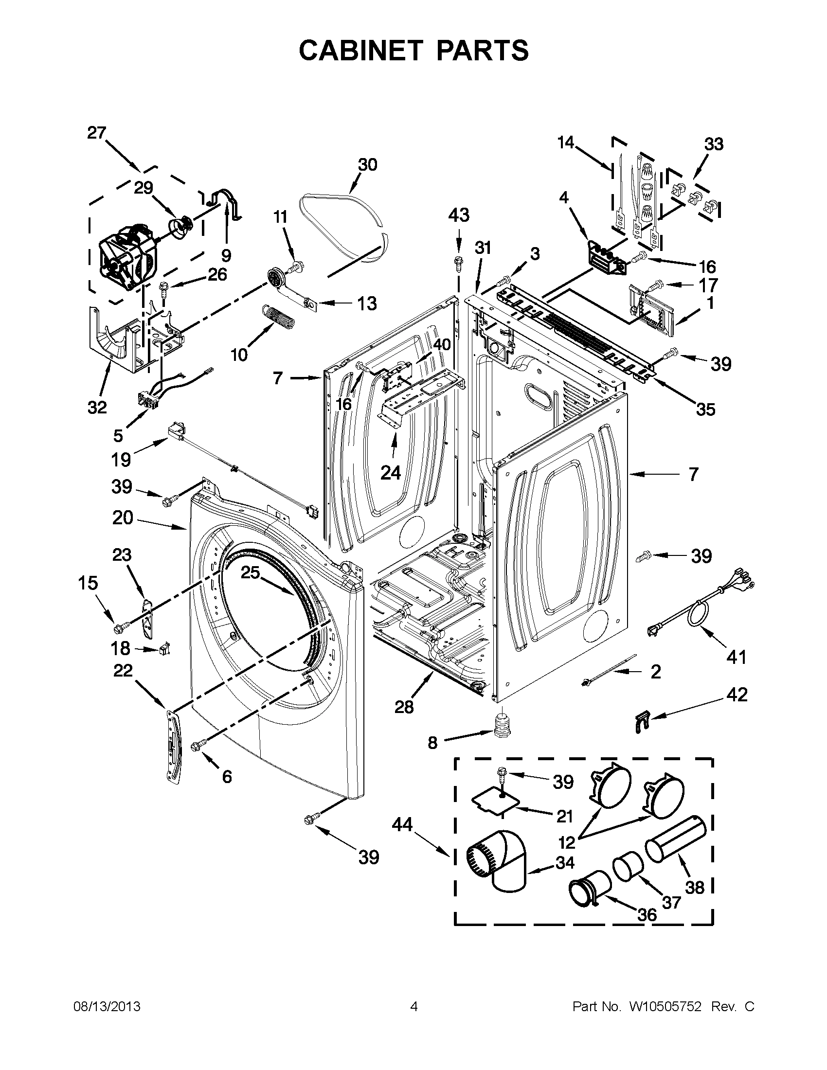 02 - CABINET PARTS