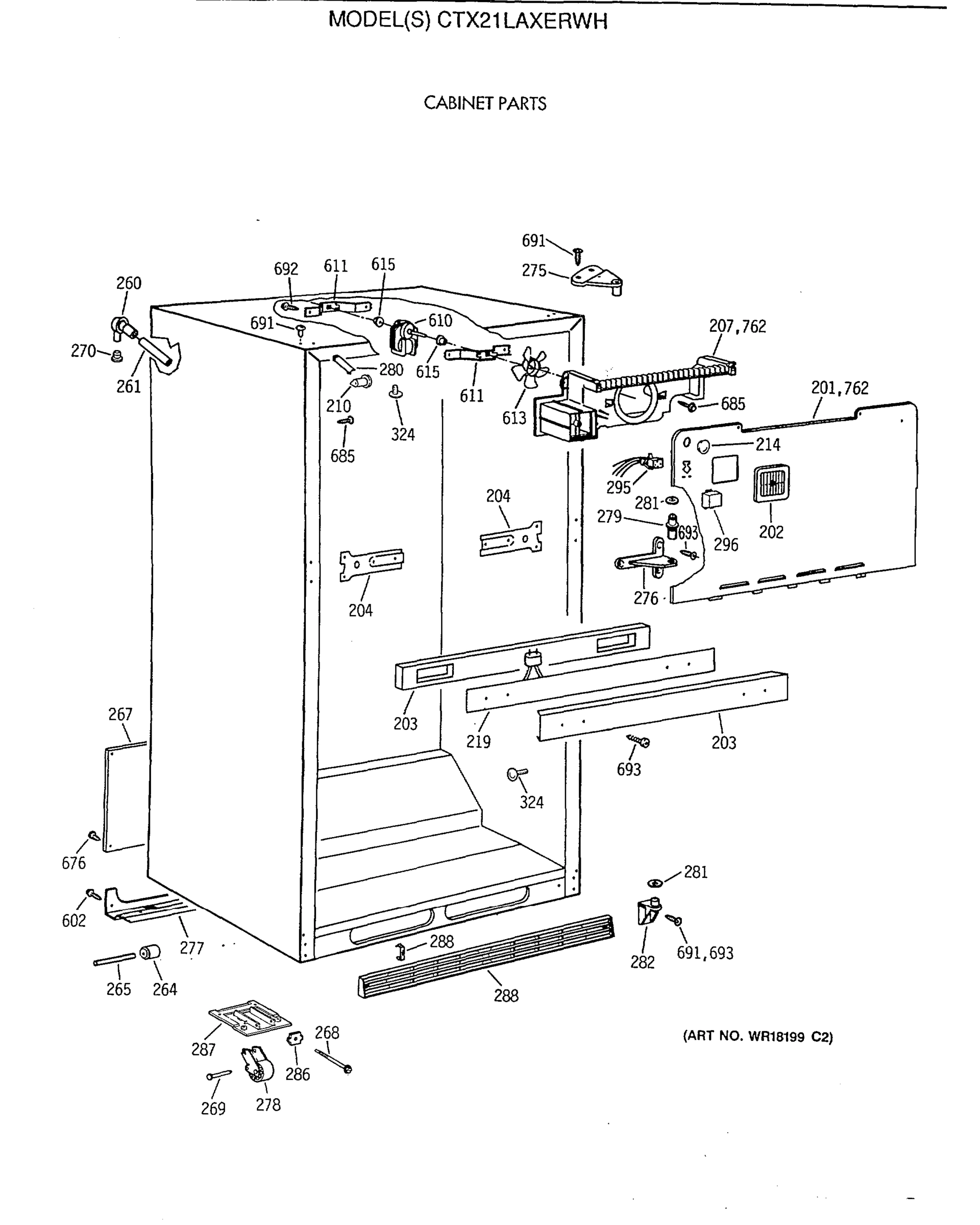 CABINET PARTS