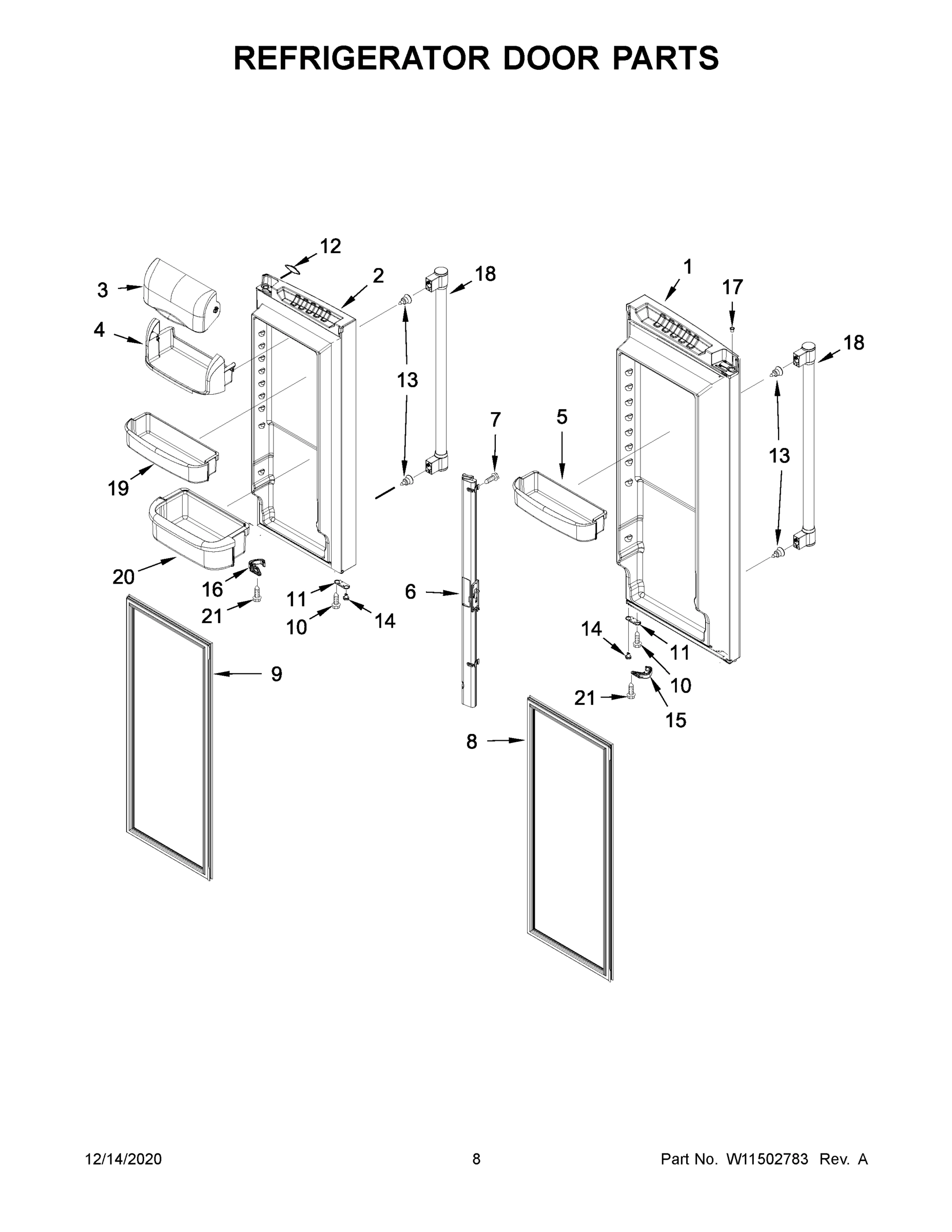 05 - REFRIGERATOR DOOR PARTS