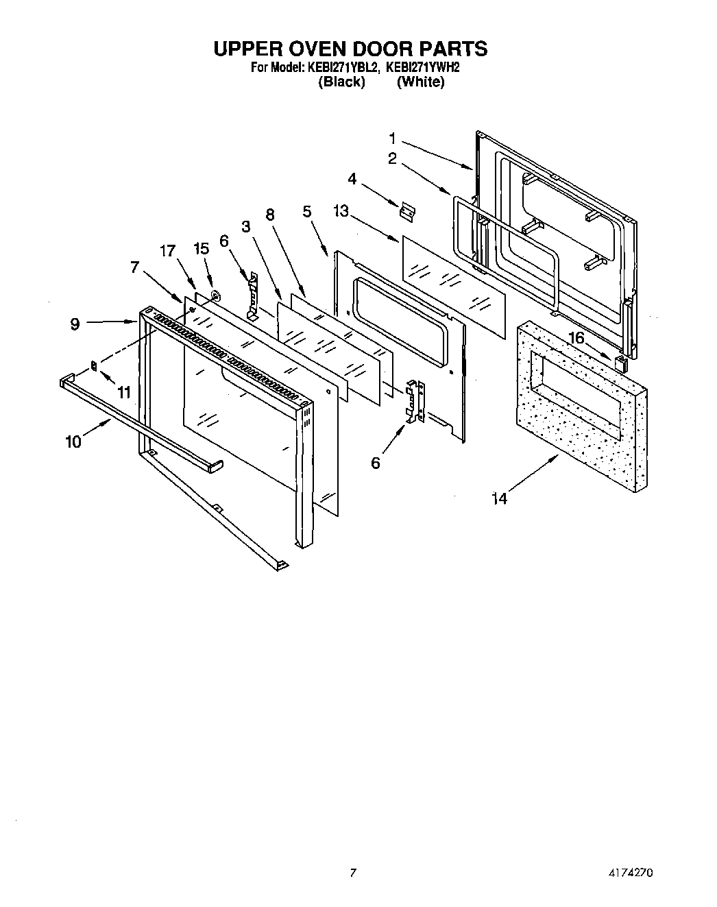 04 - UPPER OVEN DOOR