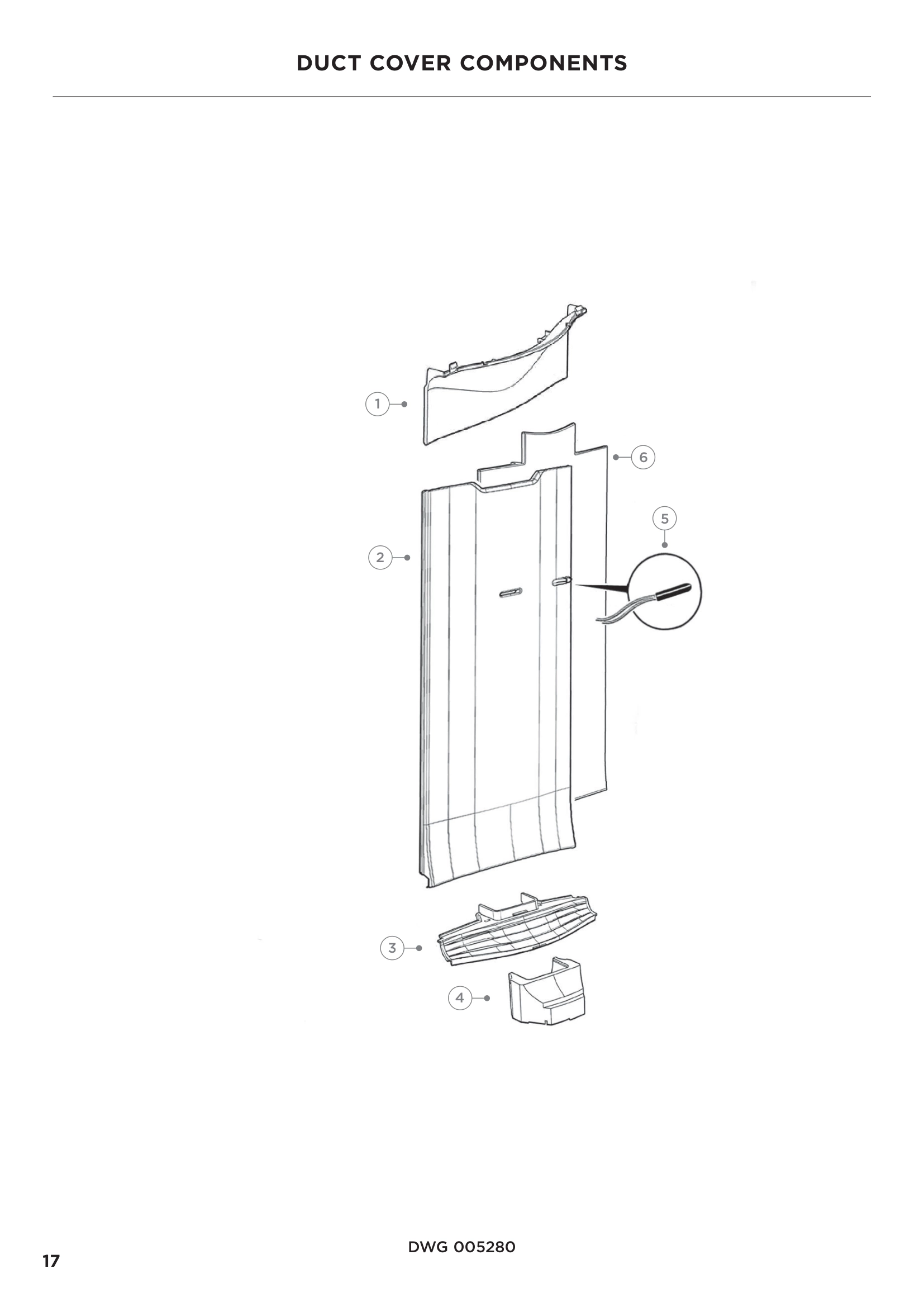 DUCT COVER COMPONENTS