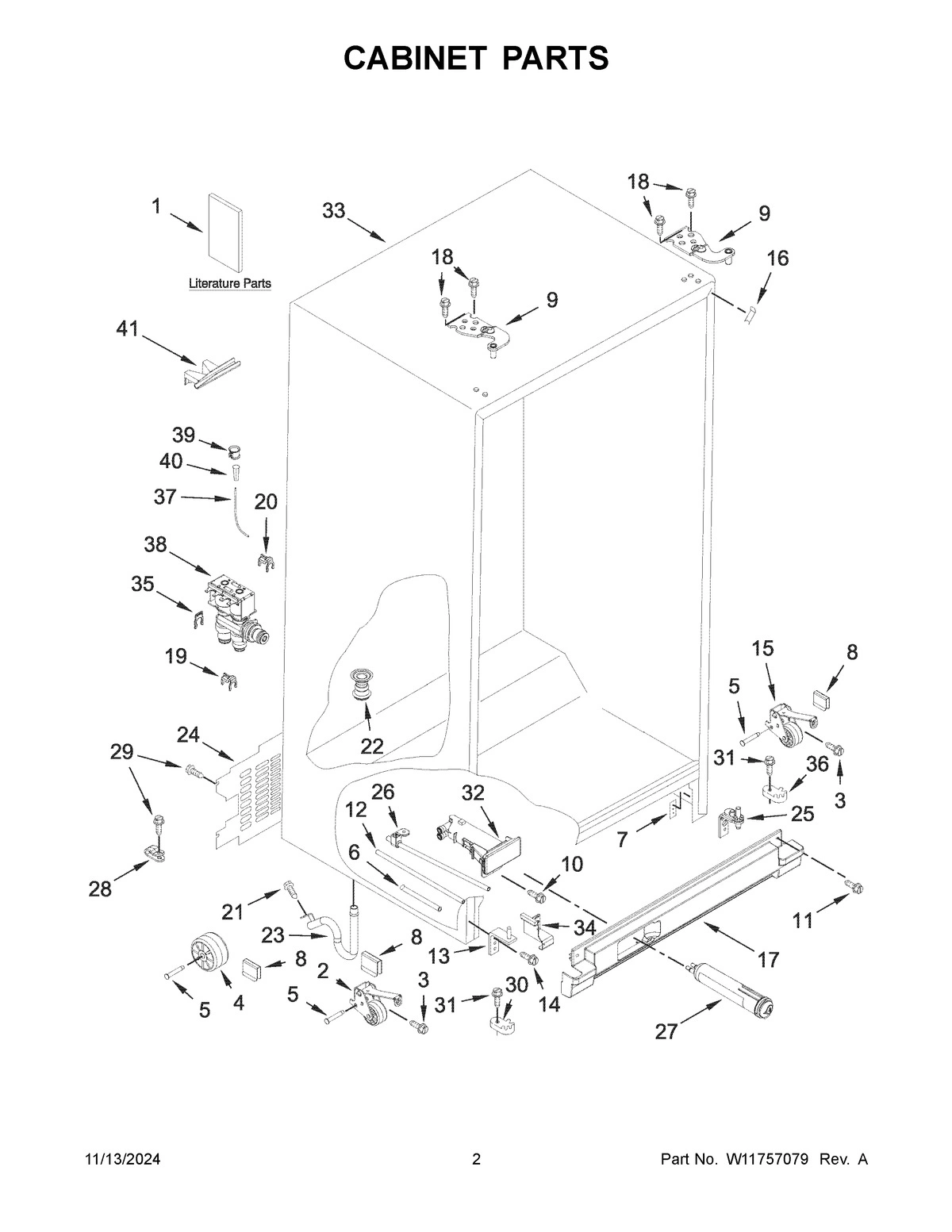 02 - CABINET PARTS