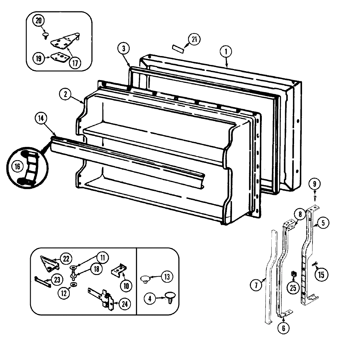 02 - FREEZER DOOR