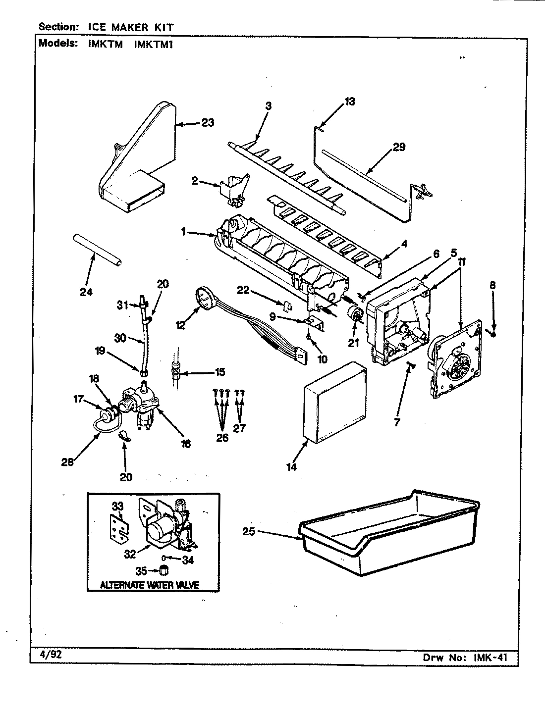 01 - ICE MAKER KIT