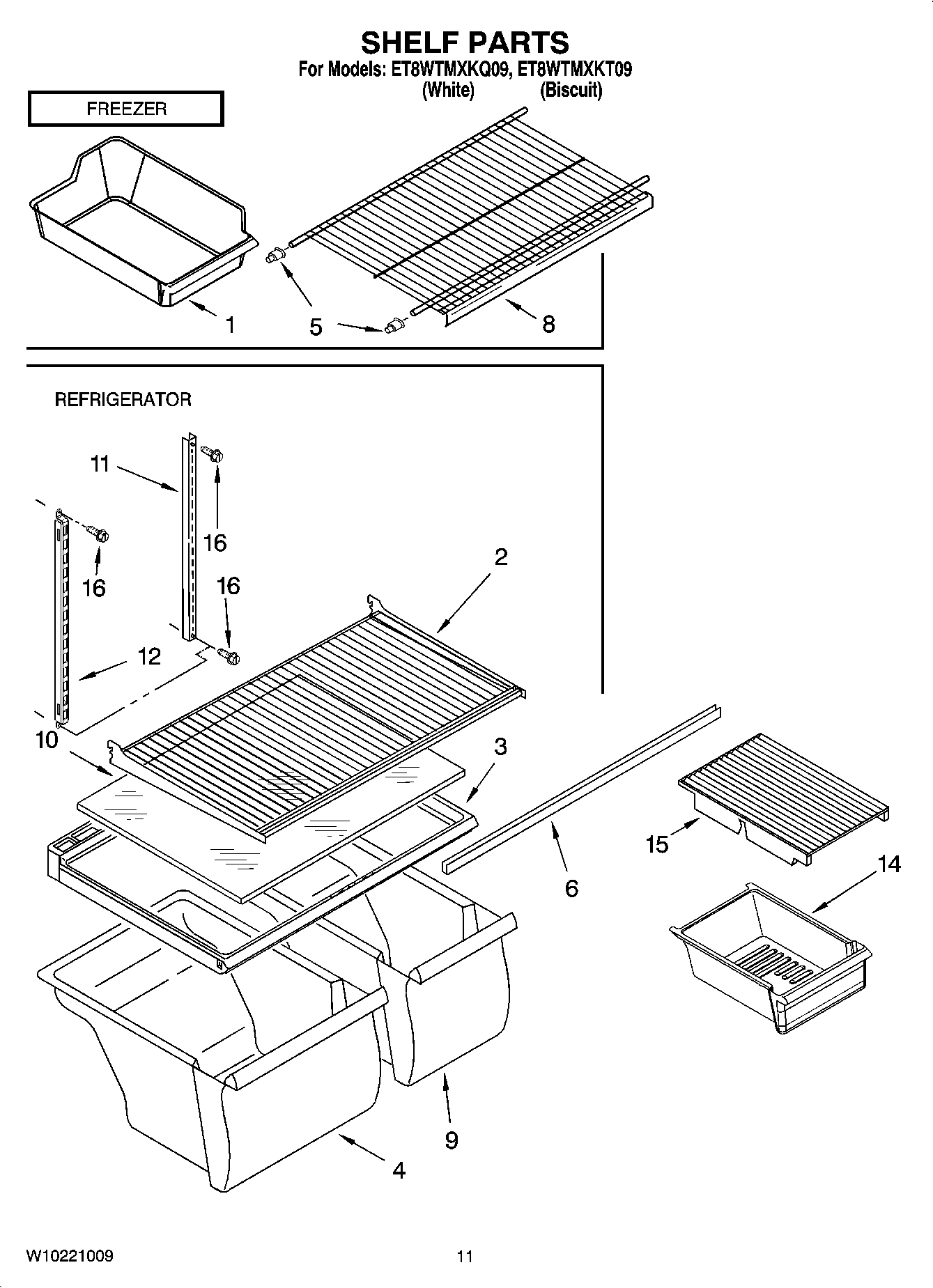 06 - SHELF PARTS, OPTIONAL PARTS