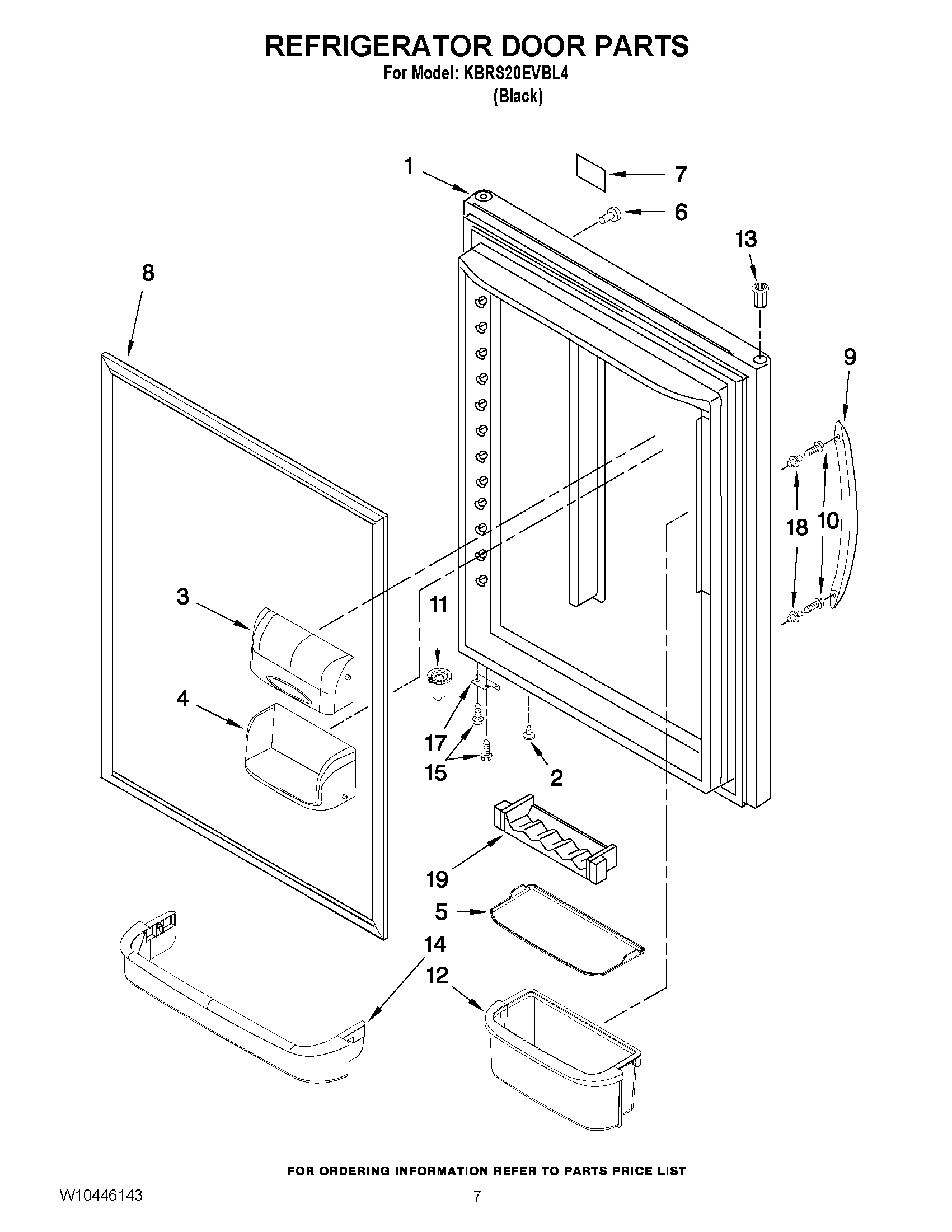 04 - REFRIGERATOR DOOR PARTS