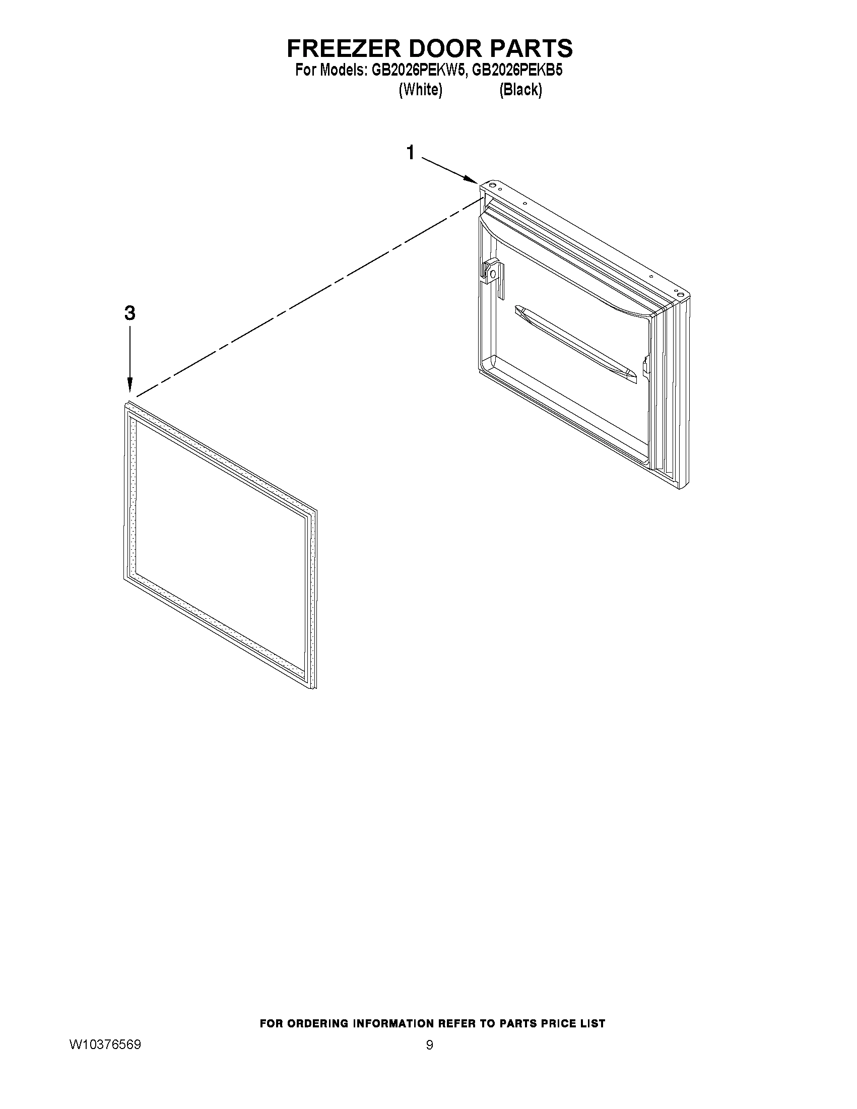 05 - FREEZER DOOR PARTS