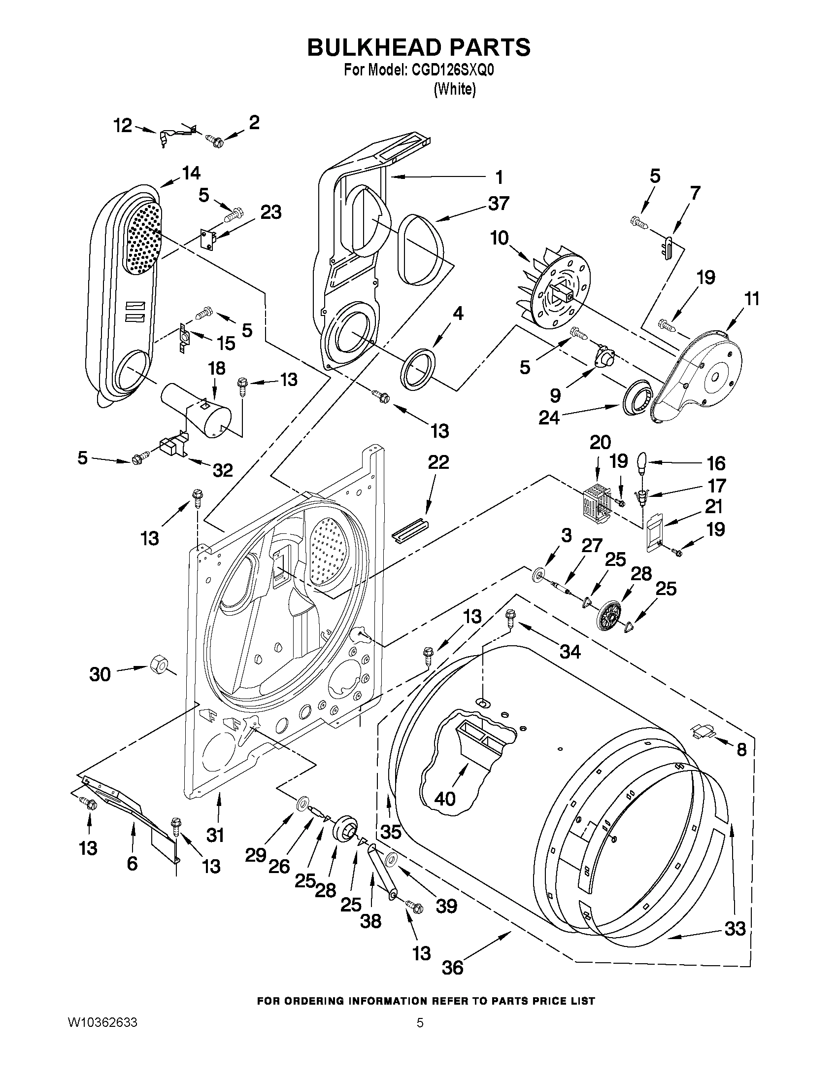 03 - BULKHEAD PARTS