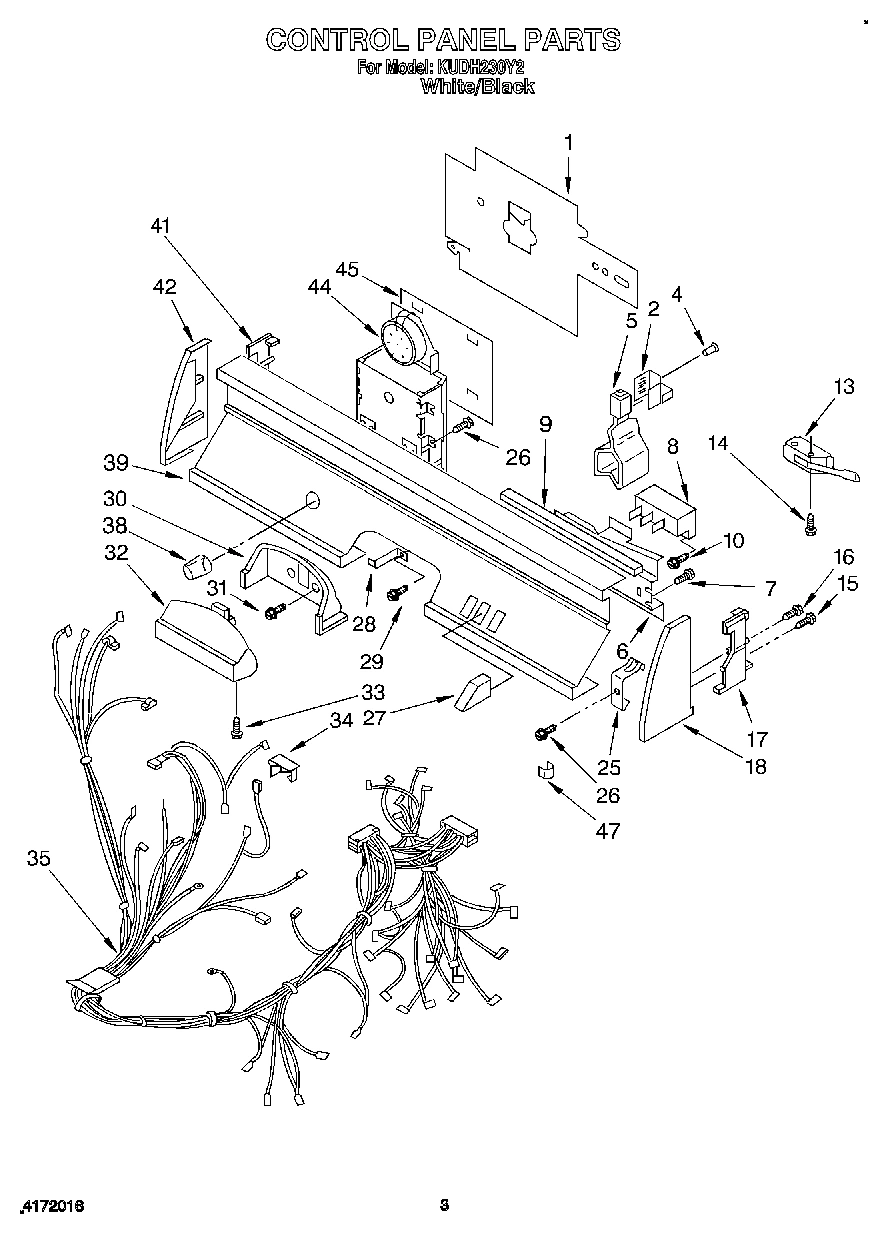 03 - CONTROL PANEL, LIT/OPTIONAL