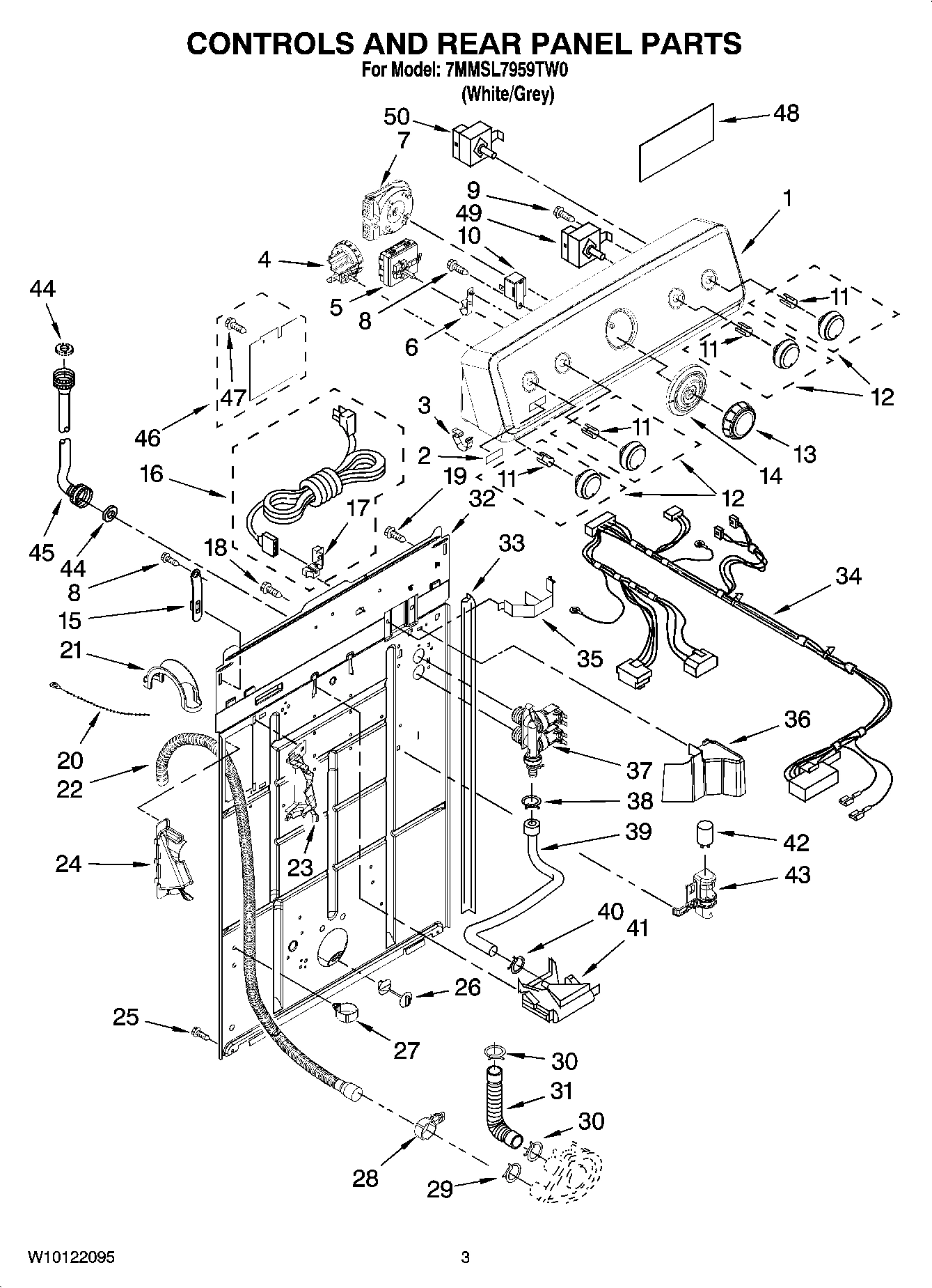 02 - CONTROLS AND REAR PANEL PARTS