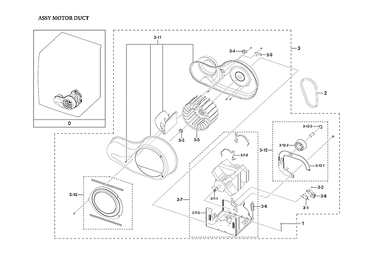 Motor Duct Assembly