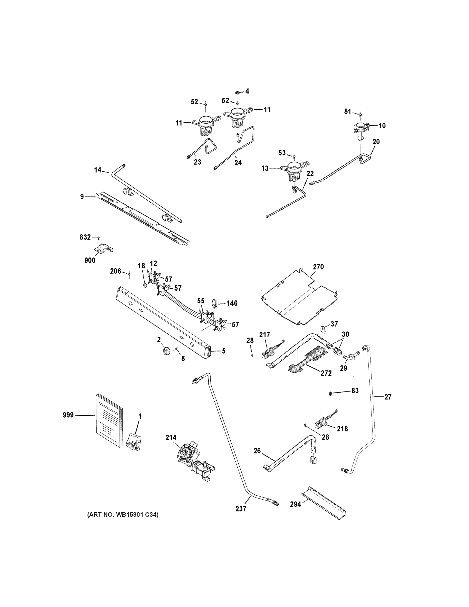 GAS & BURNER PARTS