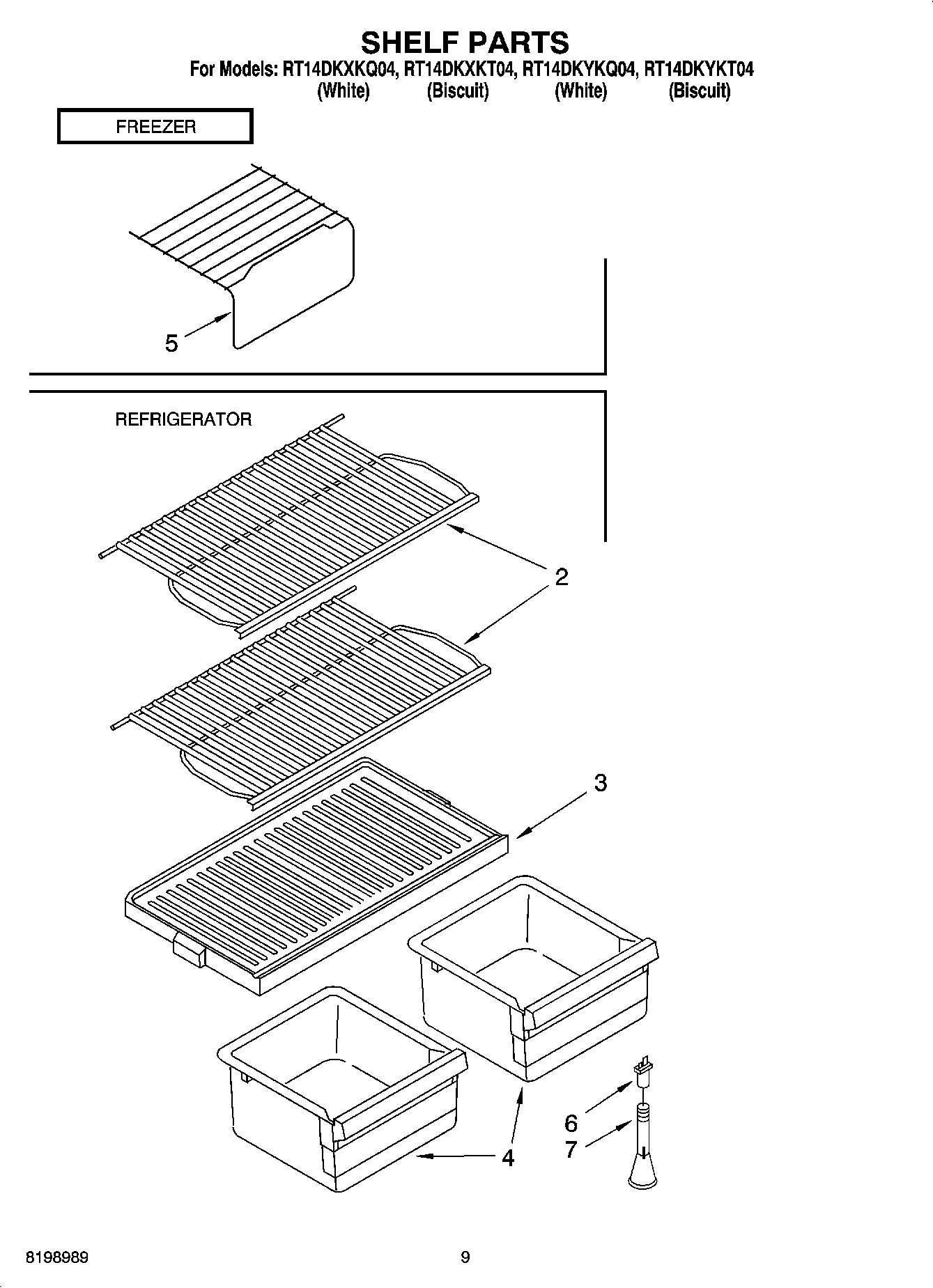 05 - SHELF PARTS, OPTIONAL PARTS