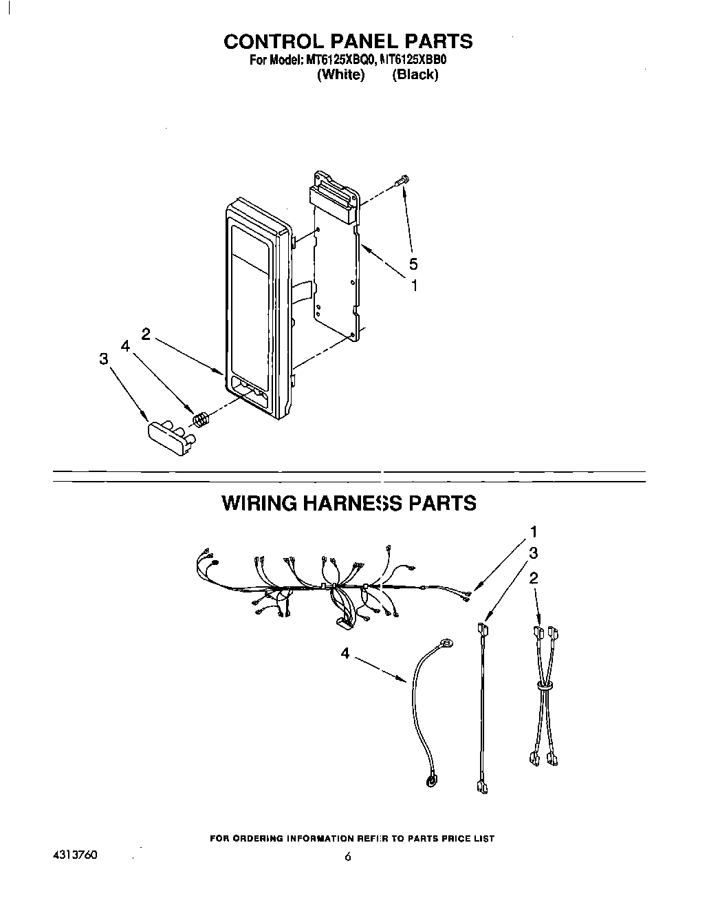 05 - CONTROL PANEL, WIRING HARNESS