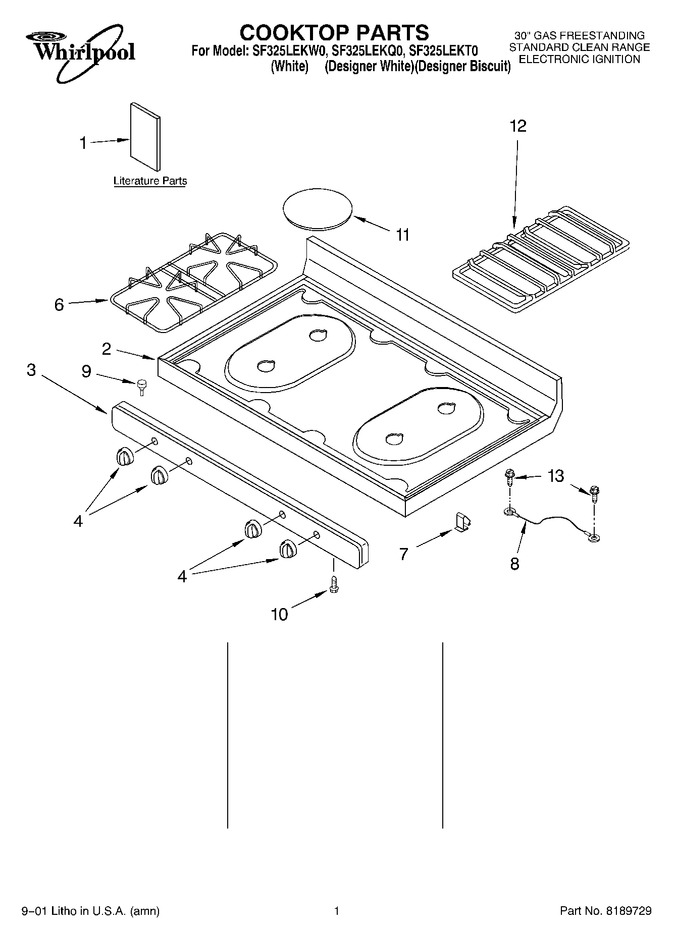 01 - COOKTOP, LITERATURE