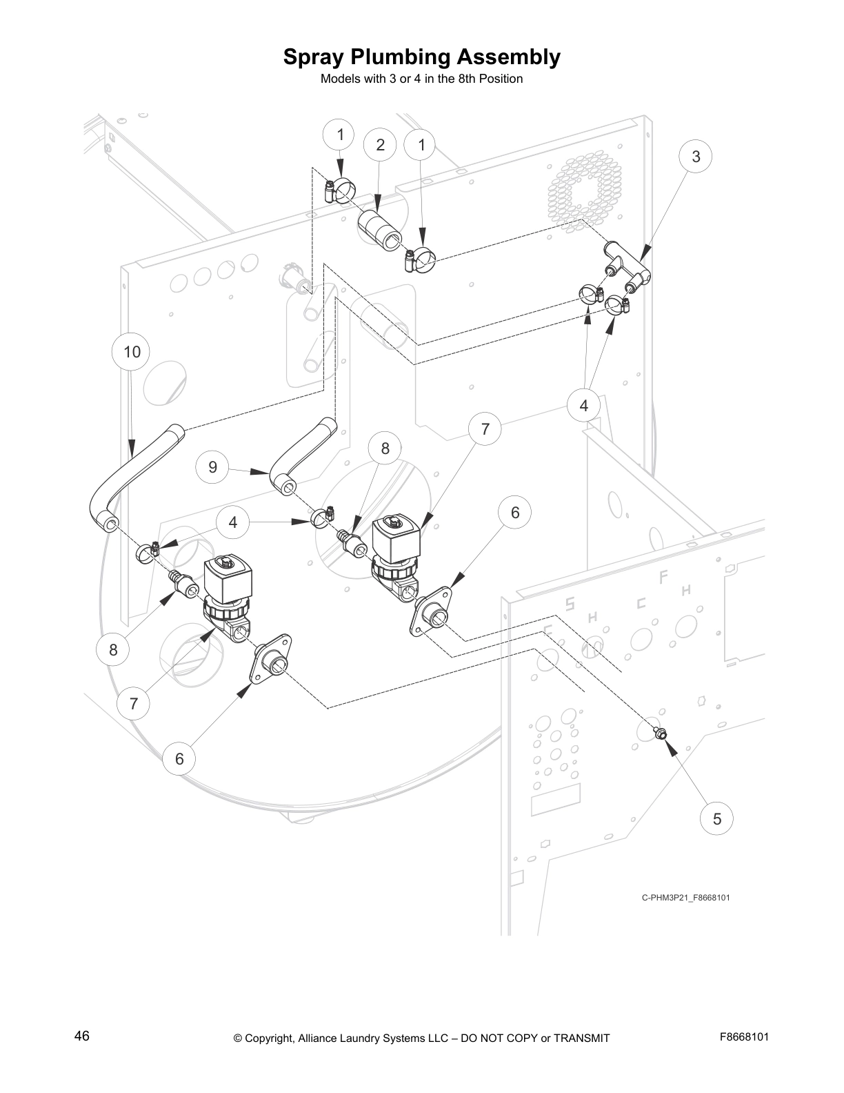 Spray Plumbing Assembly