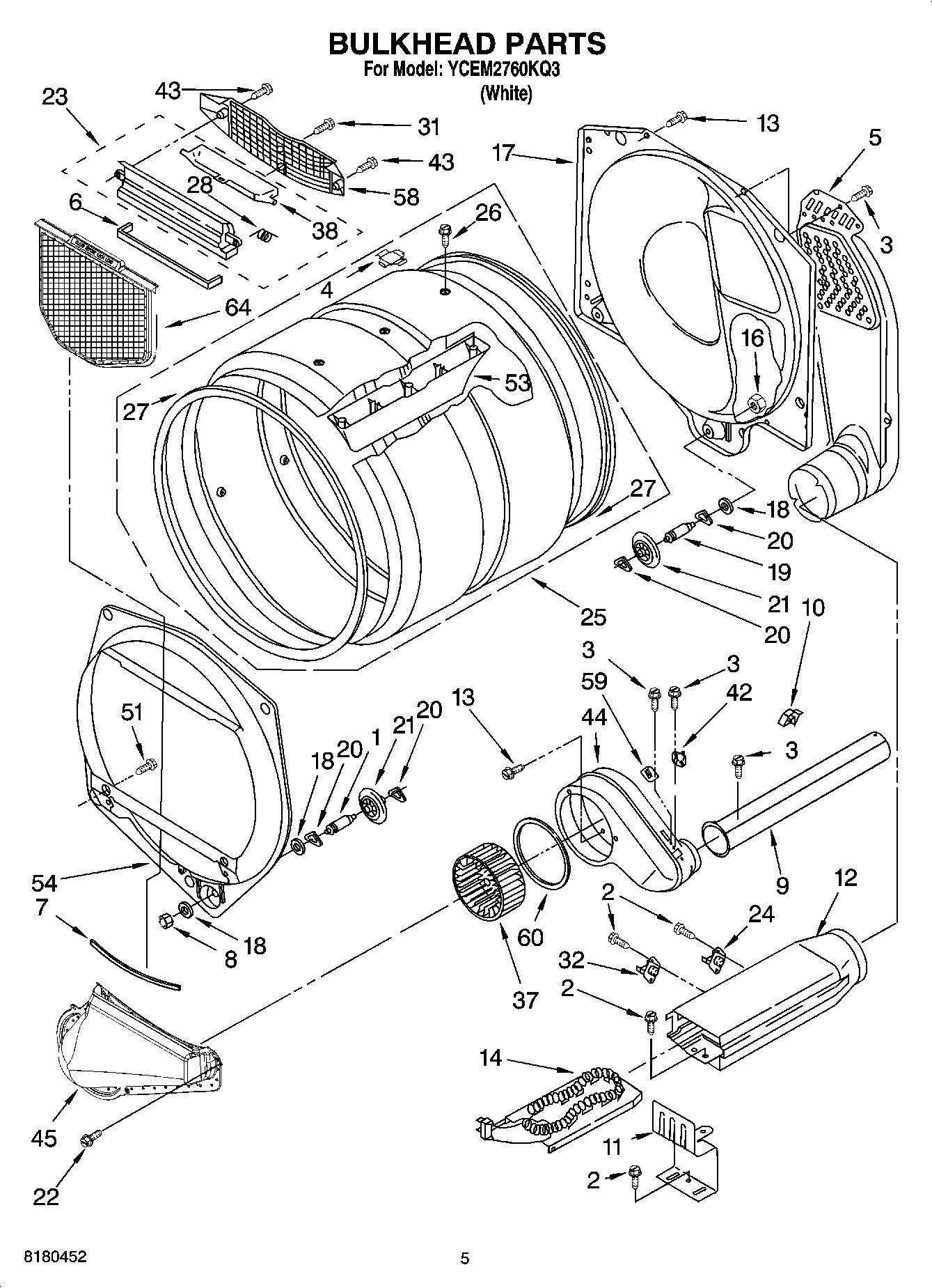 03 - BULKHEAD PARTS, OPTIONAL PARTS (NOT INCLUDED)