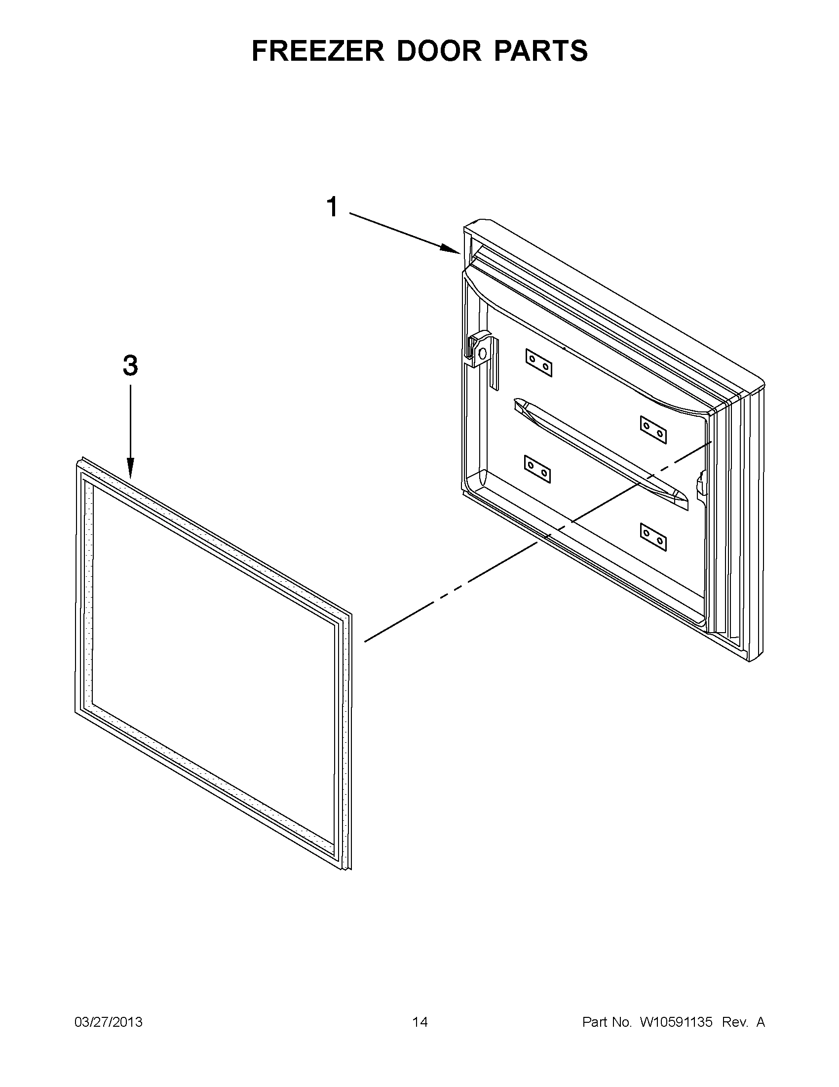 07 - FREEZER DOOR PARTS