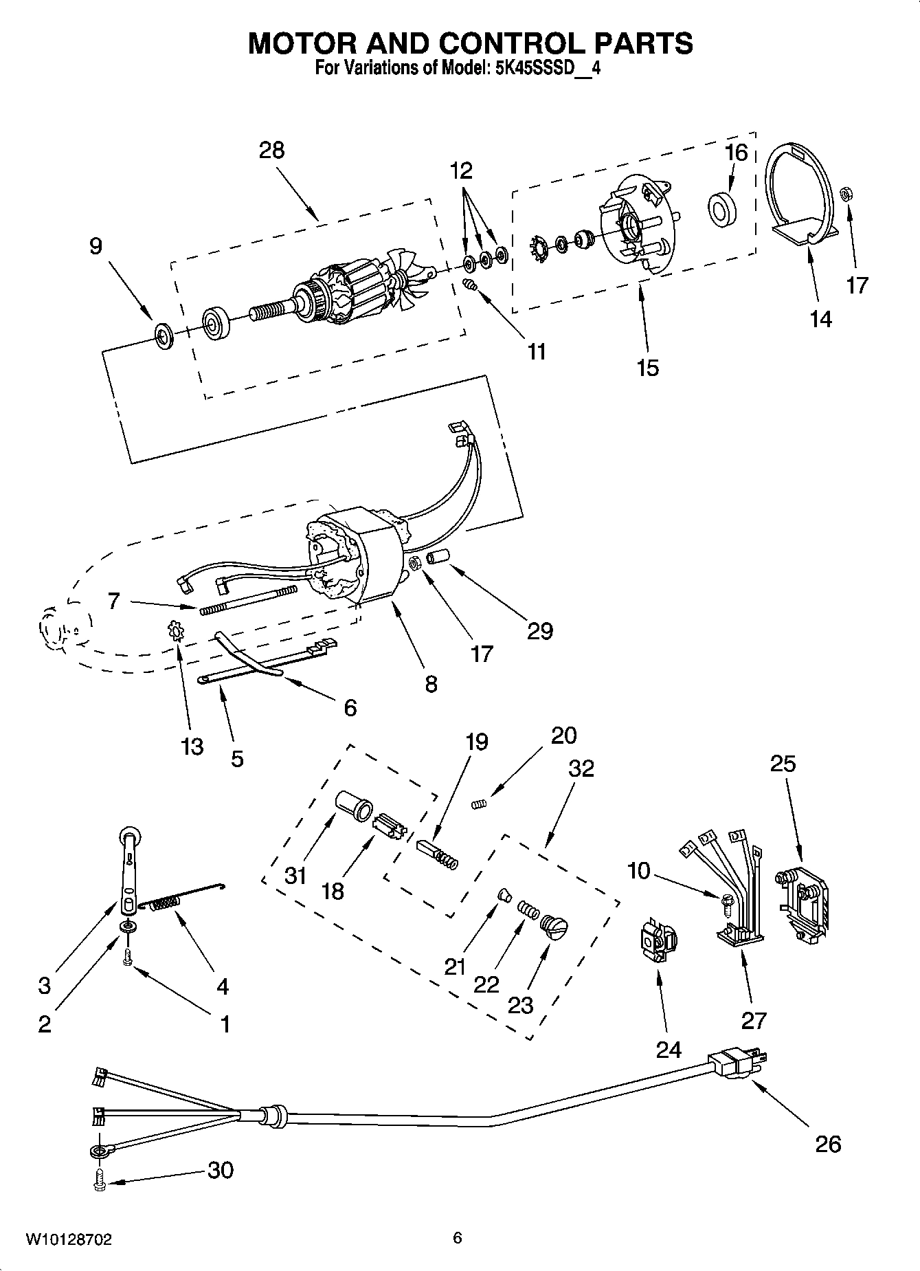 04 - MOTOR AND CONTROL PARTS, OPTIONAL PARTS