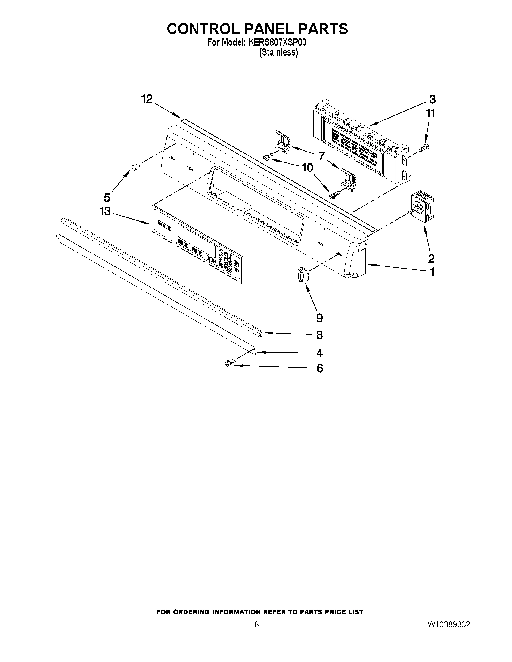 05 - CONTROL PANEL PARTS