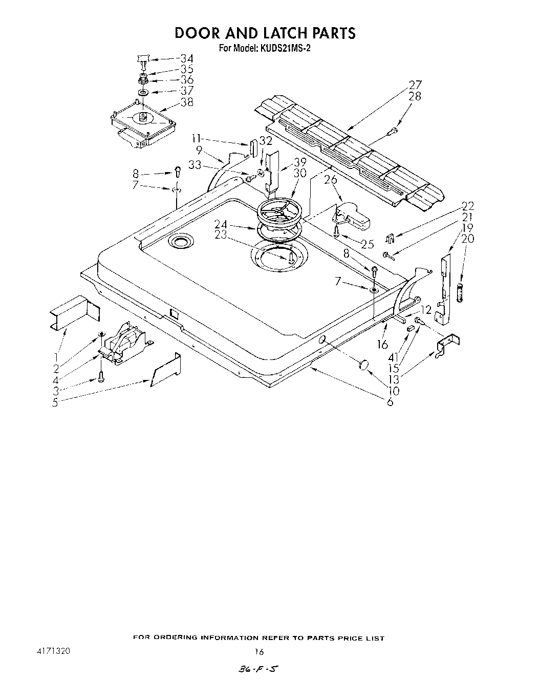 13 - DOOR AND LATCH