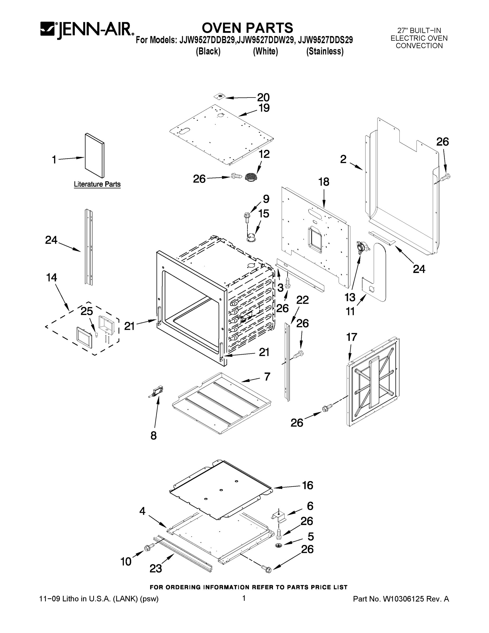 01 - OVEN PARTS
