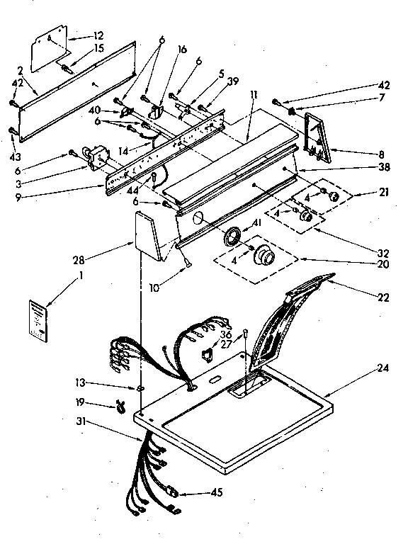 TOP AND CONSOLE PARTS