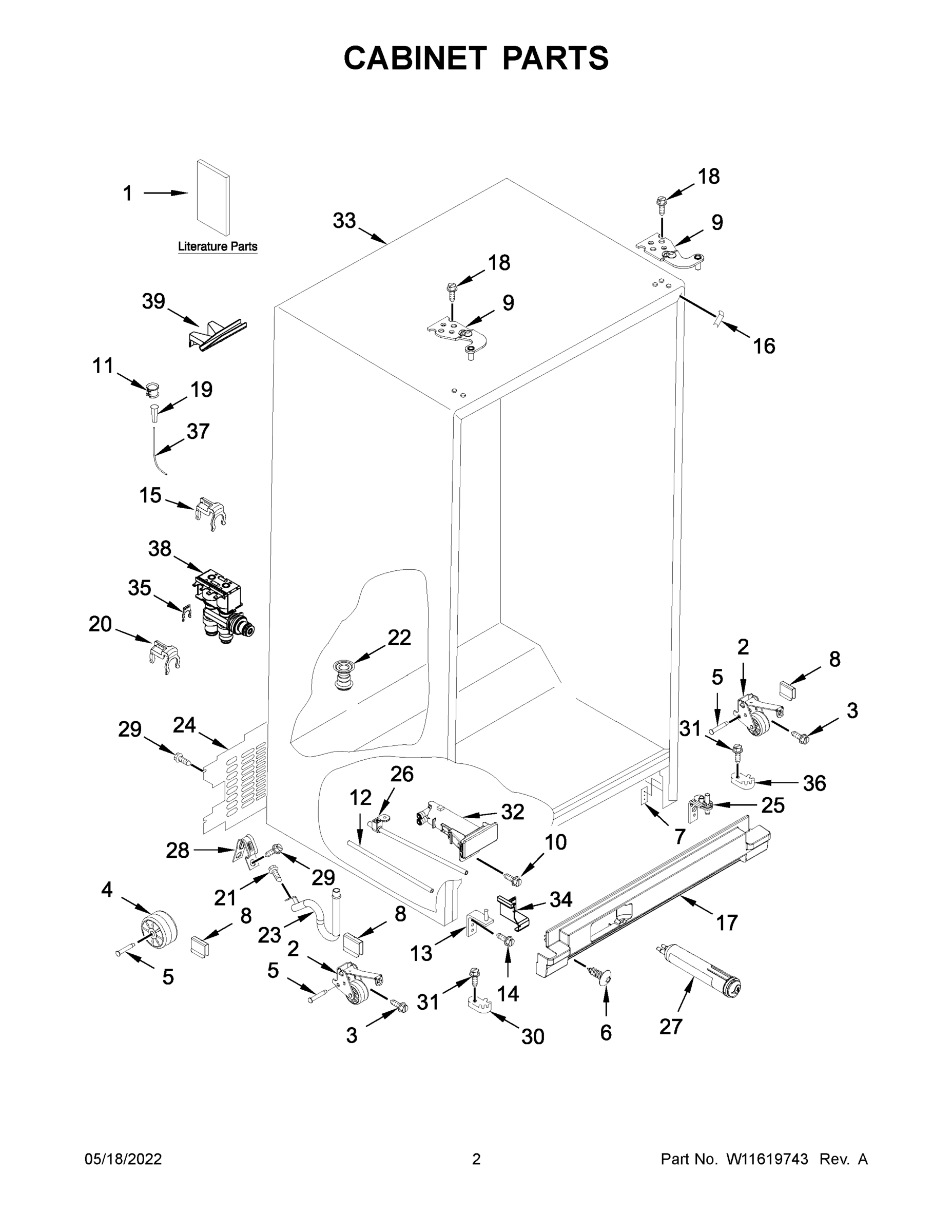 02 - CABINET PARTS