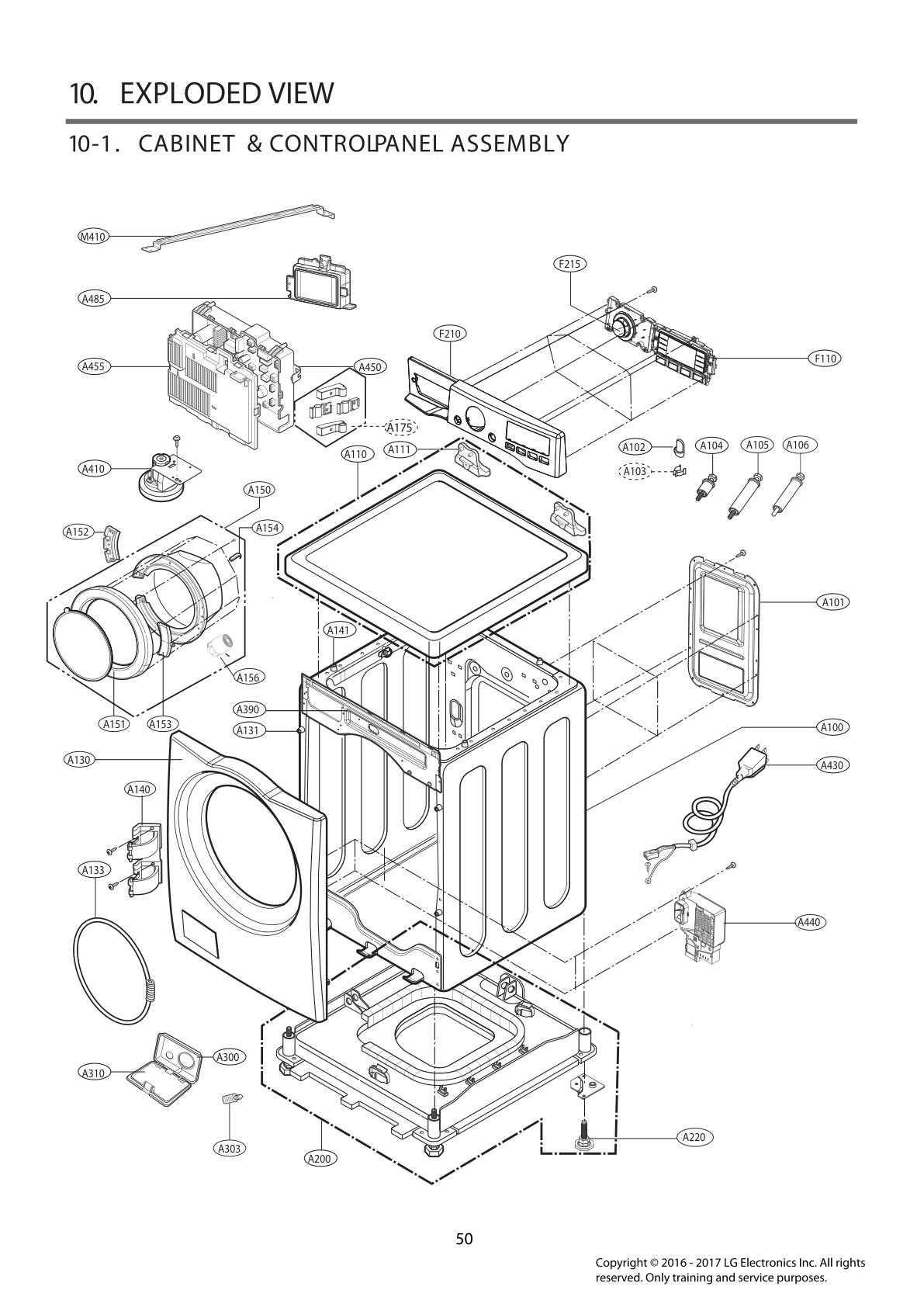 CABINET & CONTROL PANEL ASSEMBLY