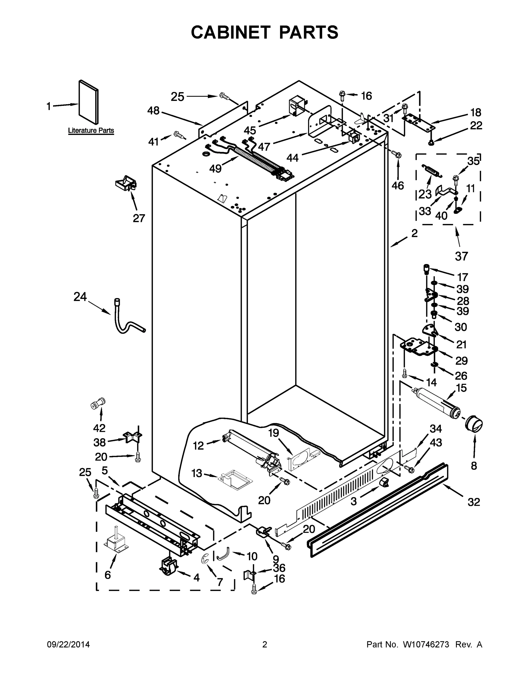 02 - CABINET PARTS