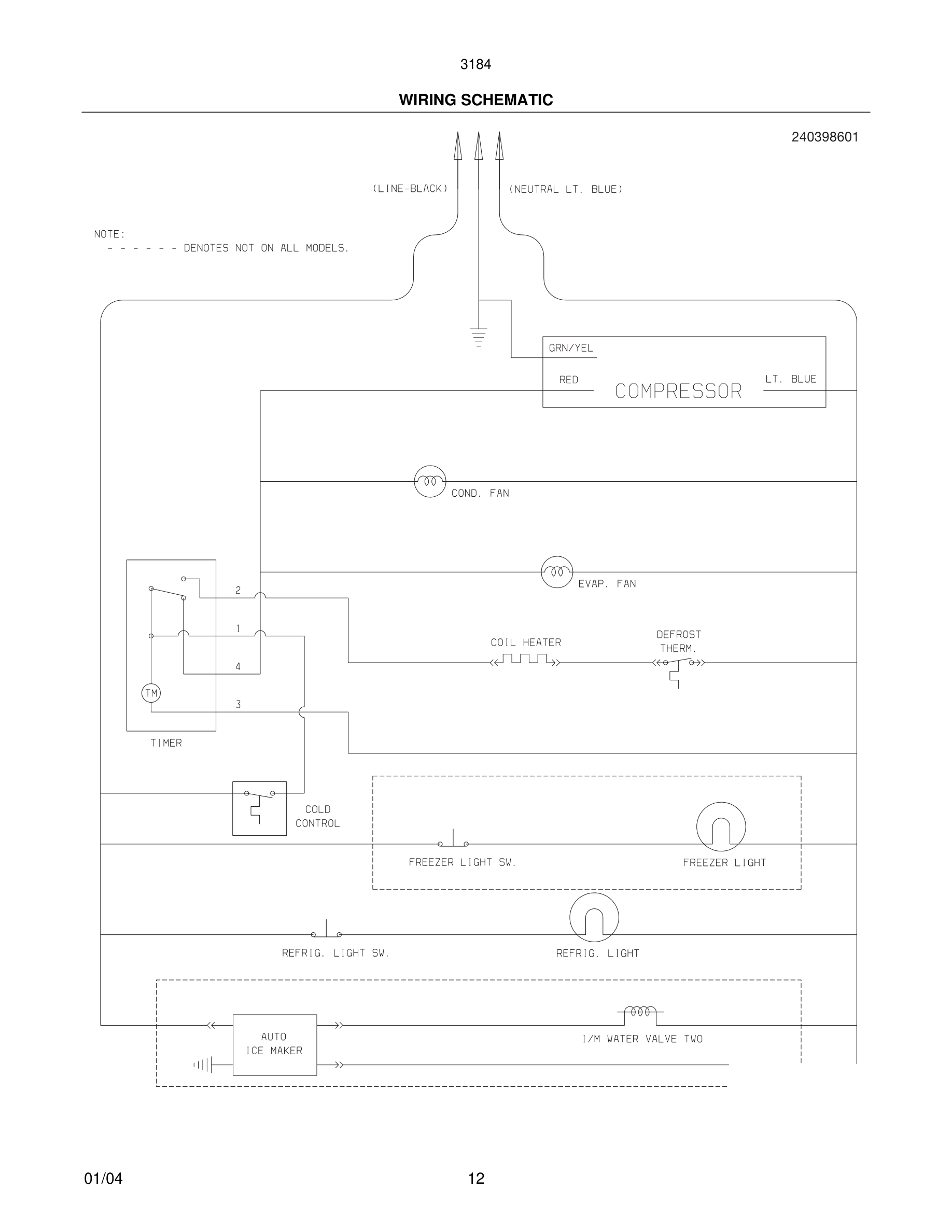 12 - WIRING SCHEMATIC