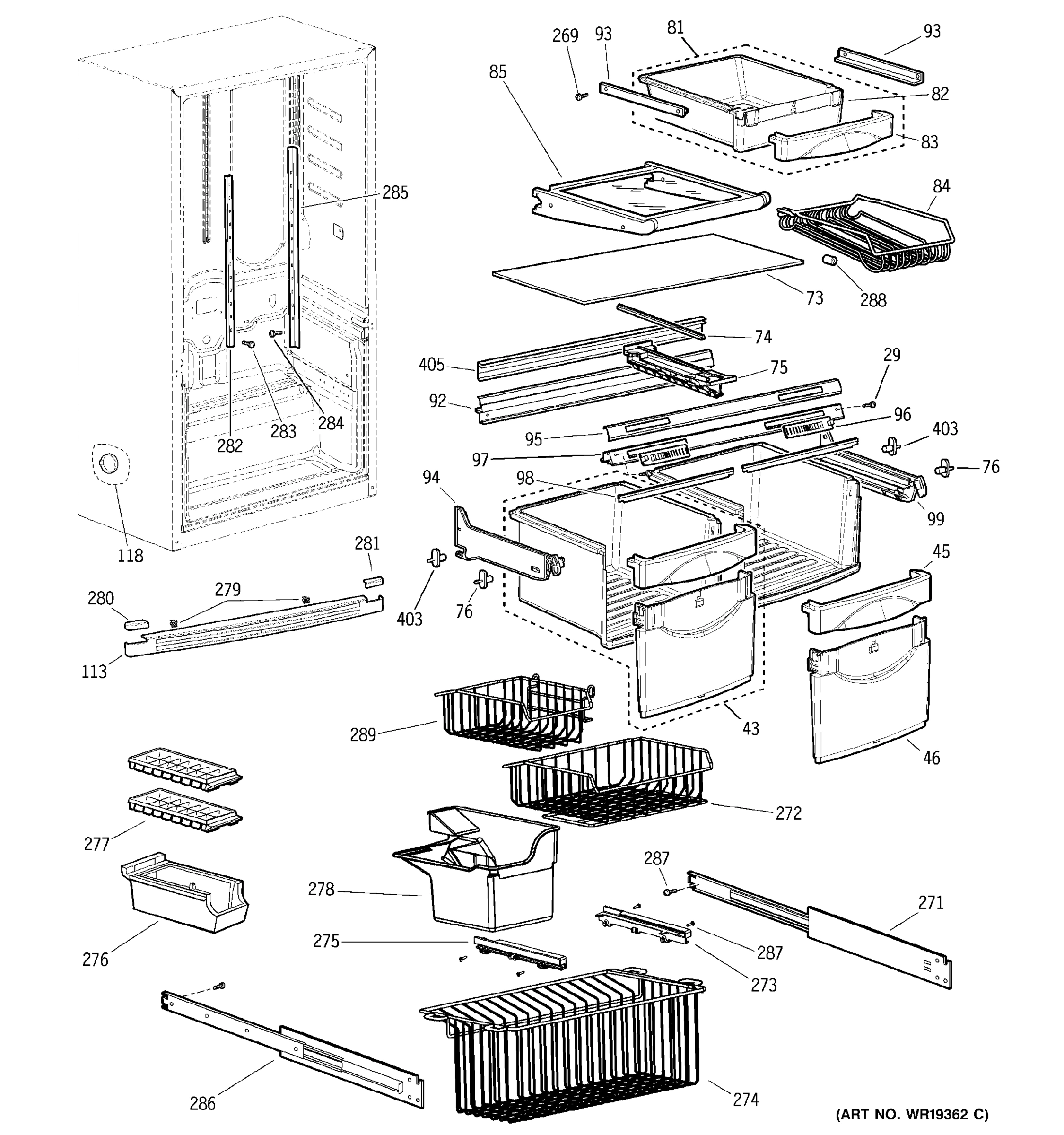 SHELVES
